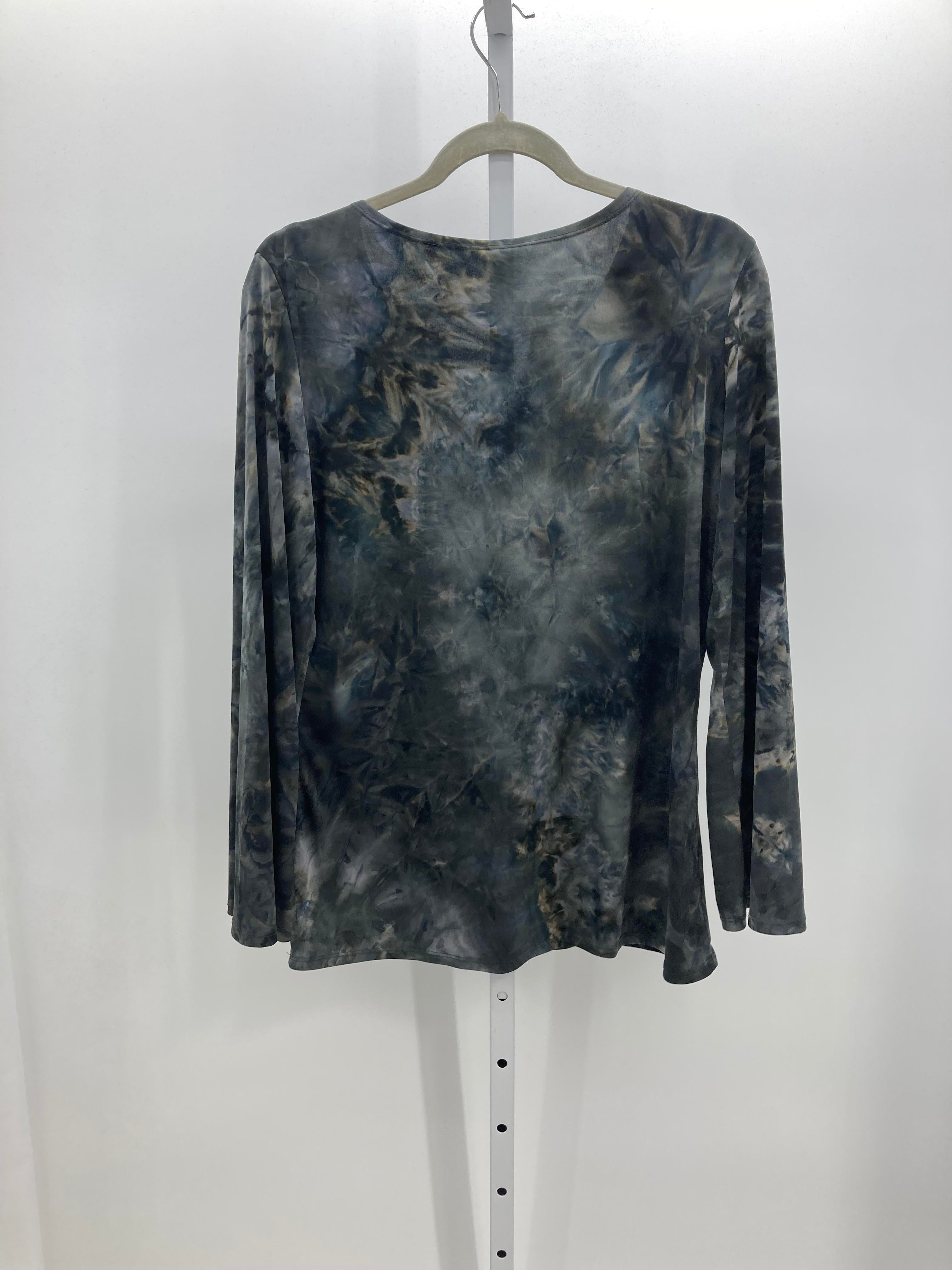 LA Blues Size Extra Large Misses Long Sleeve Shirt