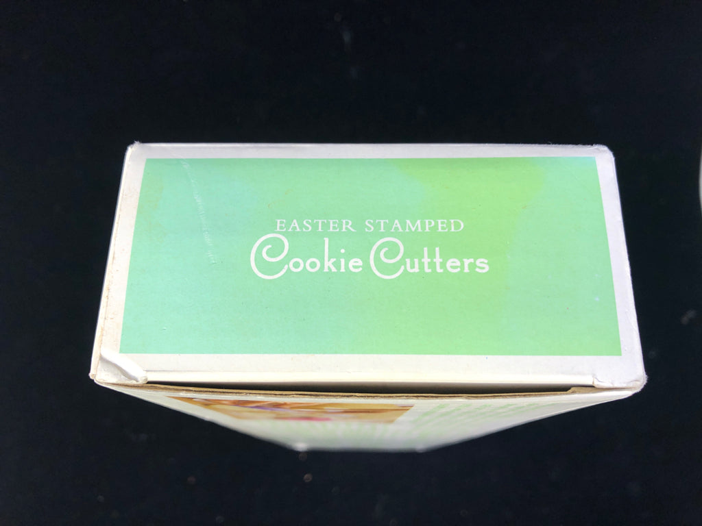 NIB SET OF 4 EASTER COOKIE CUTTERS WILLIAM-SONOMA.