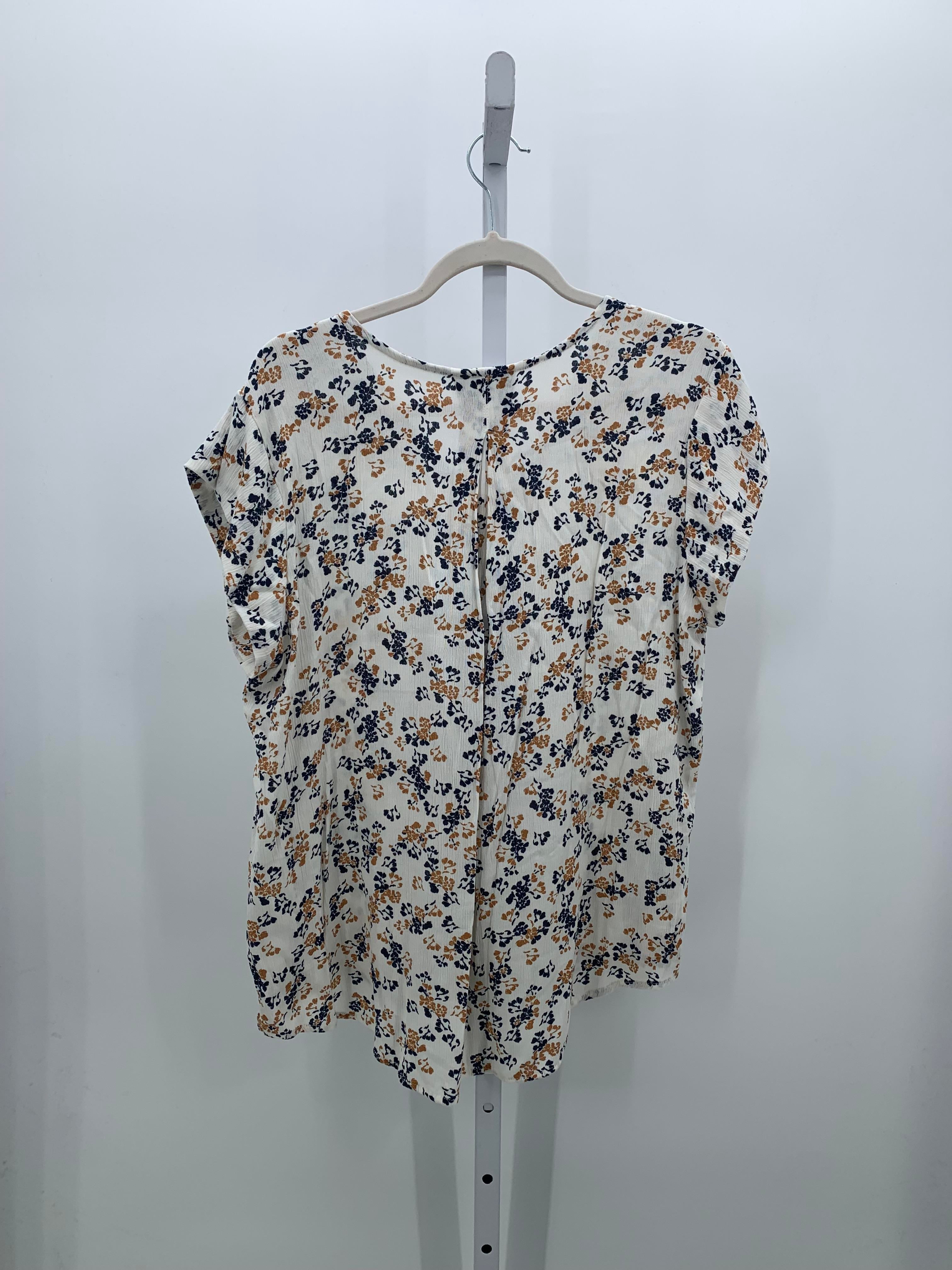 Liz Claiborne Size Extra Large Misses Short Sleeve Shirt