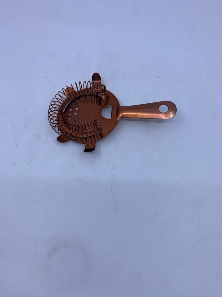 NEW COPPER DRINK STRAINER.