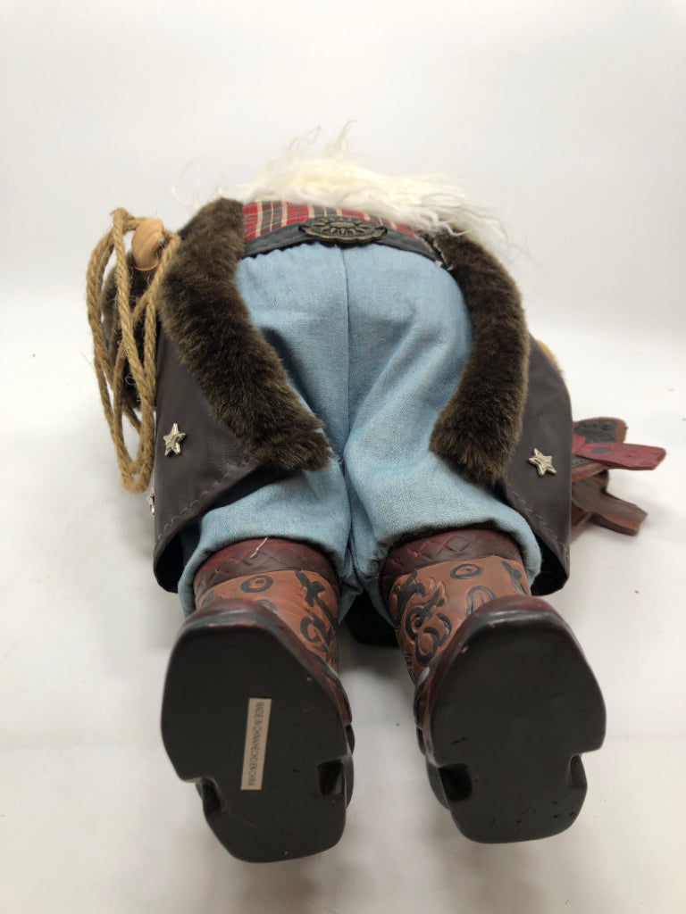 COWBOY SANTA STUDDED COAT.