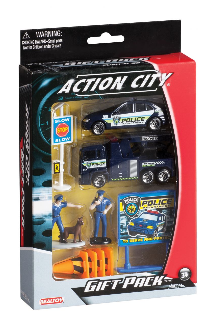 Action City 10pc Police Dept. Gift Pack