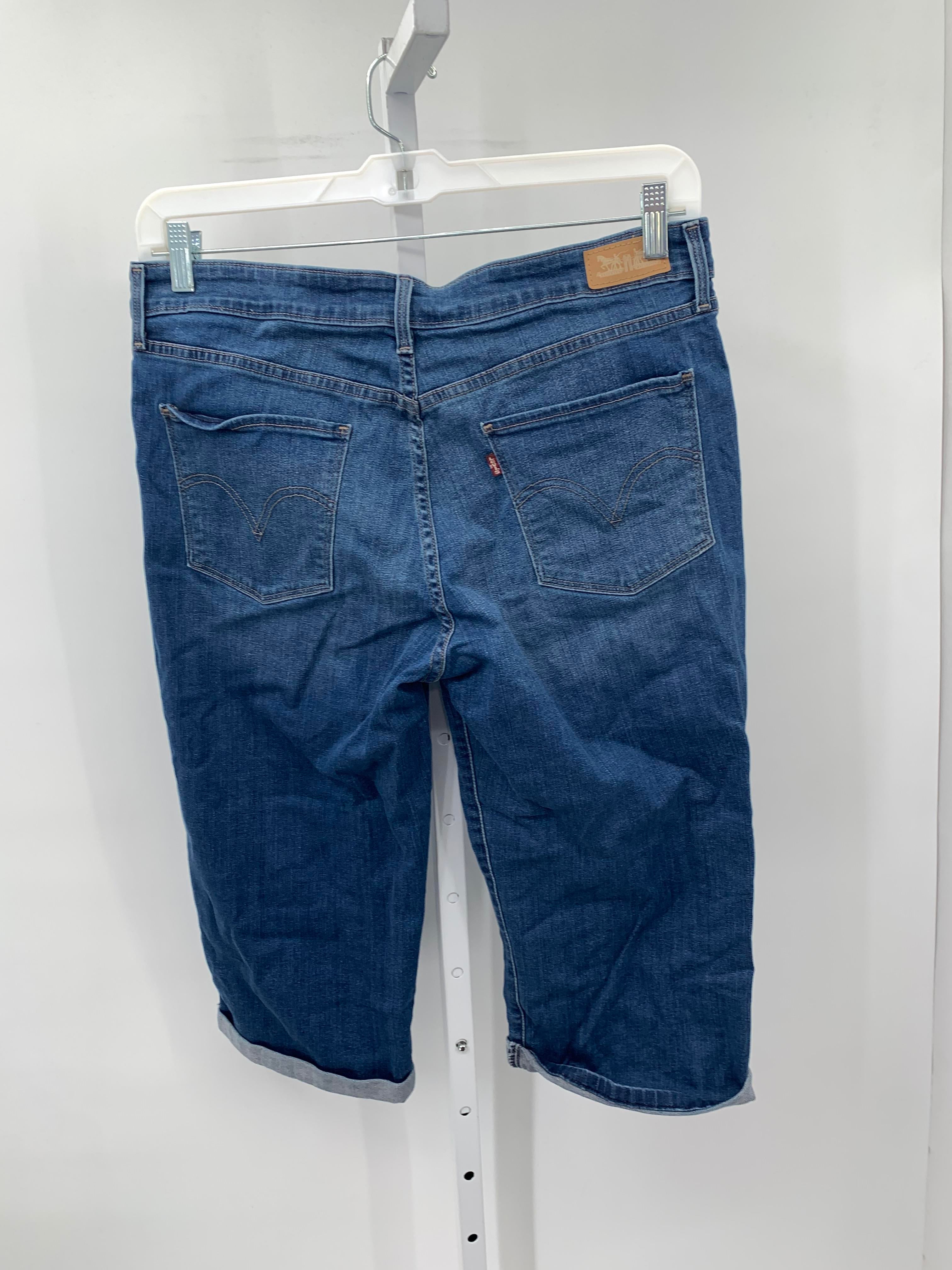 Levis Size 14 Misses Capri Pants