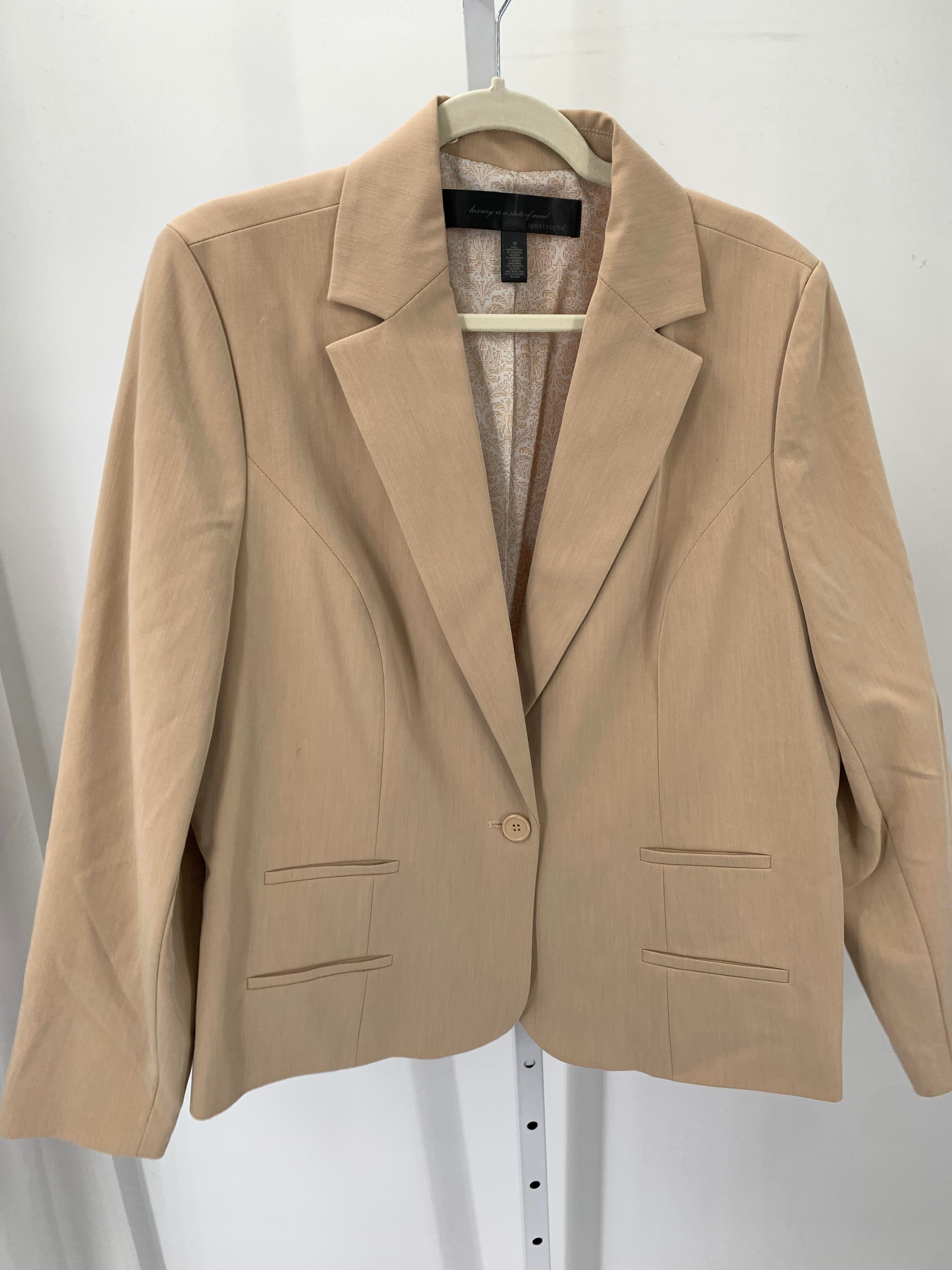 Apostrophe Size 18 Misses Blazer