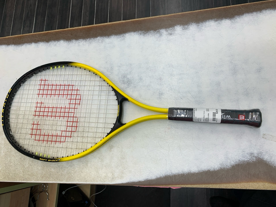 Yellow Wilson Tennis Racket