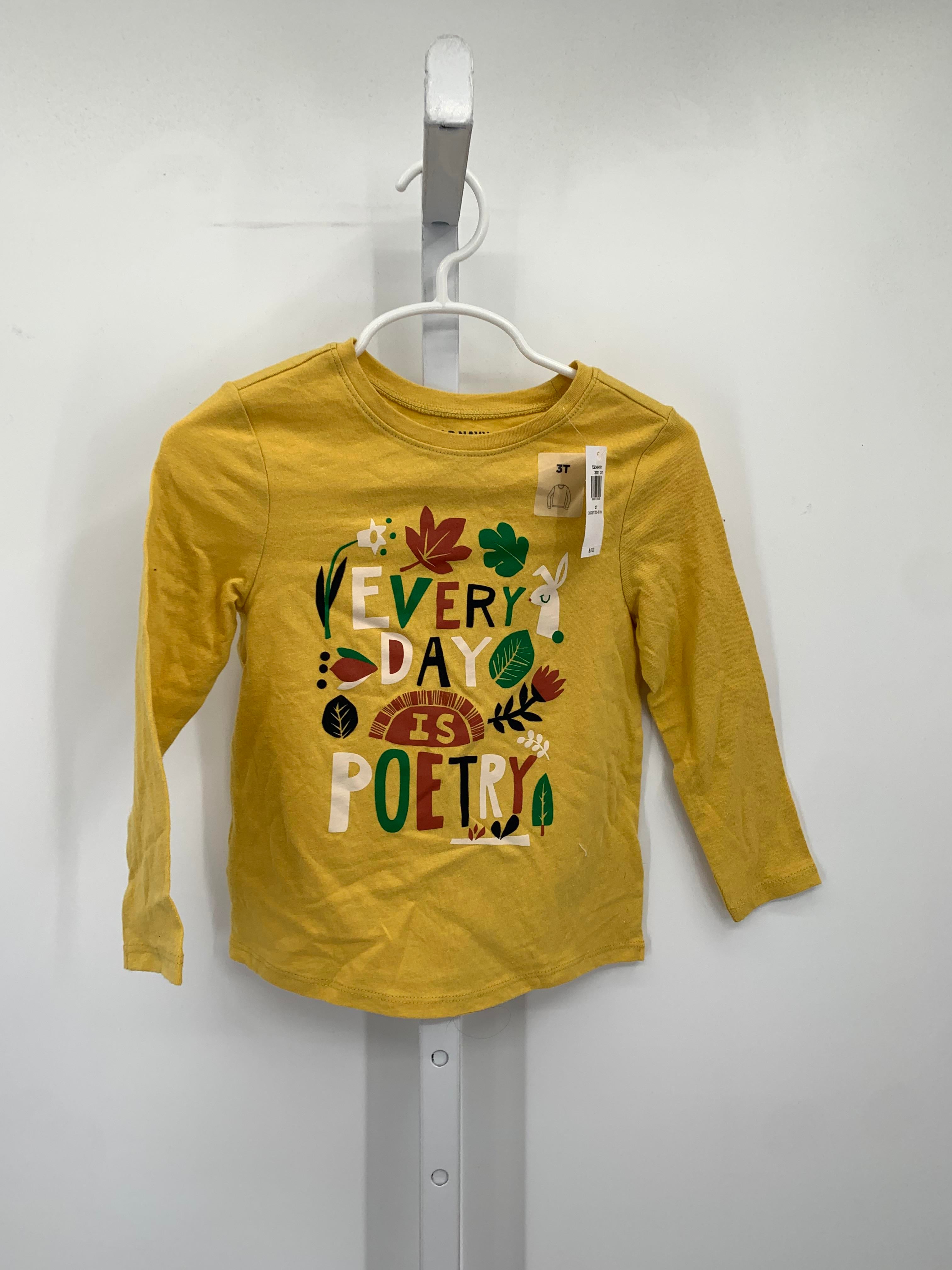 Old Navy Size 3T Girls Long Sleeve Shirt