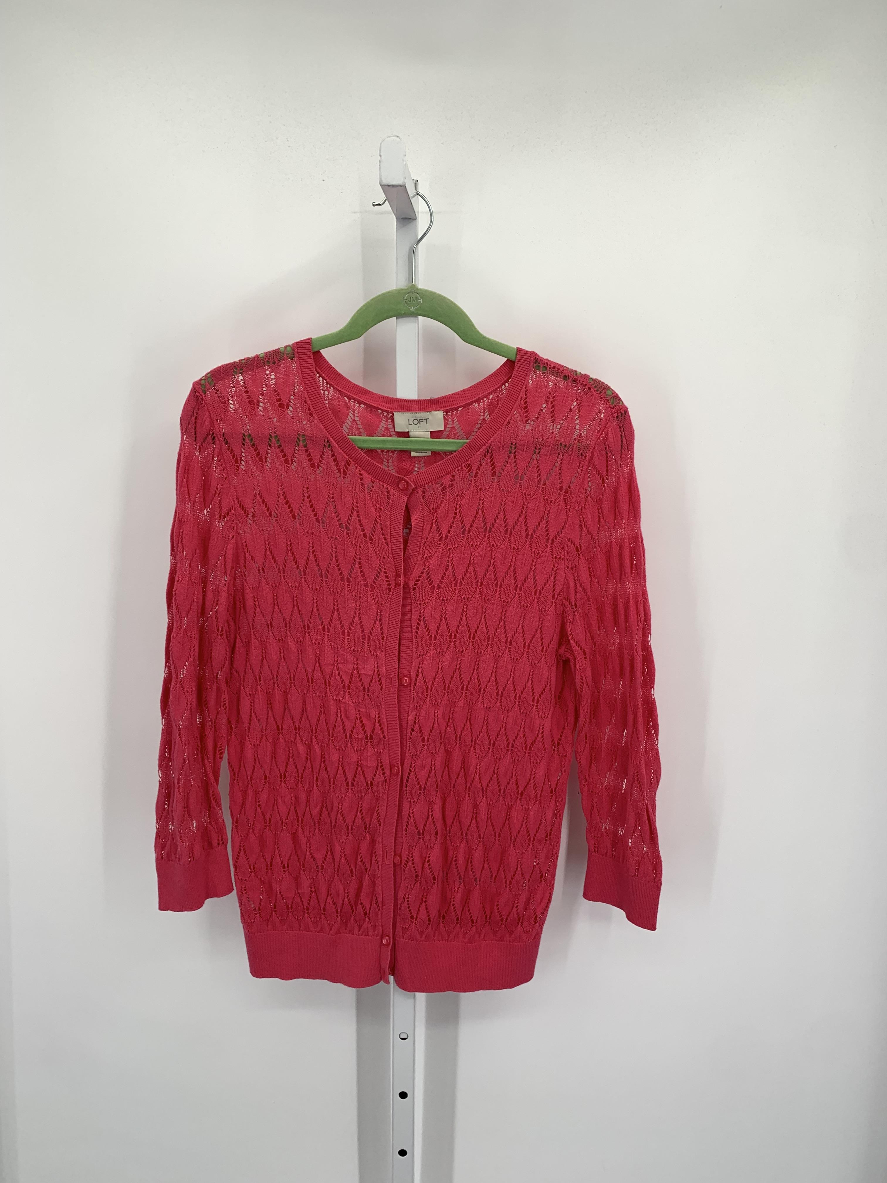 Loft Size Large Misses Long Slv Sweater