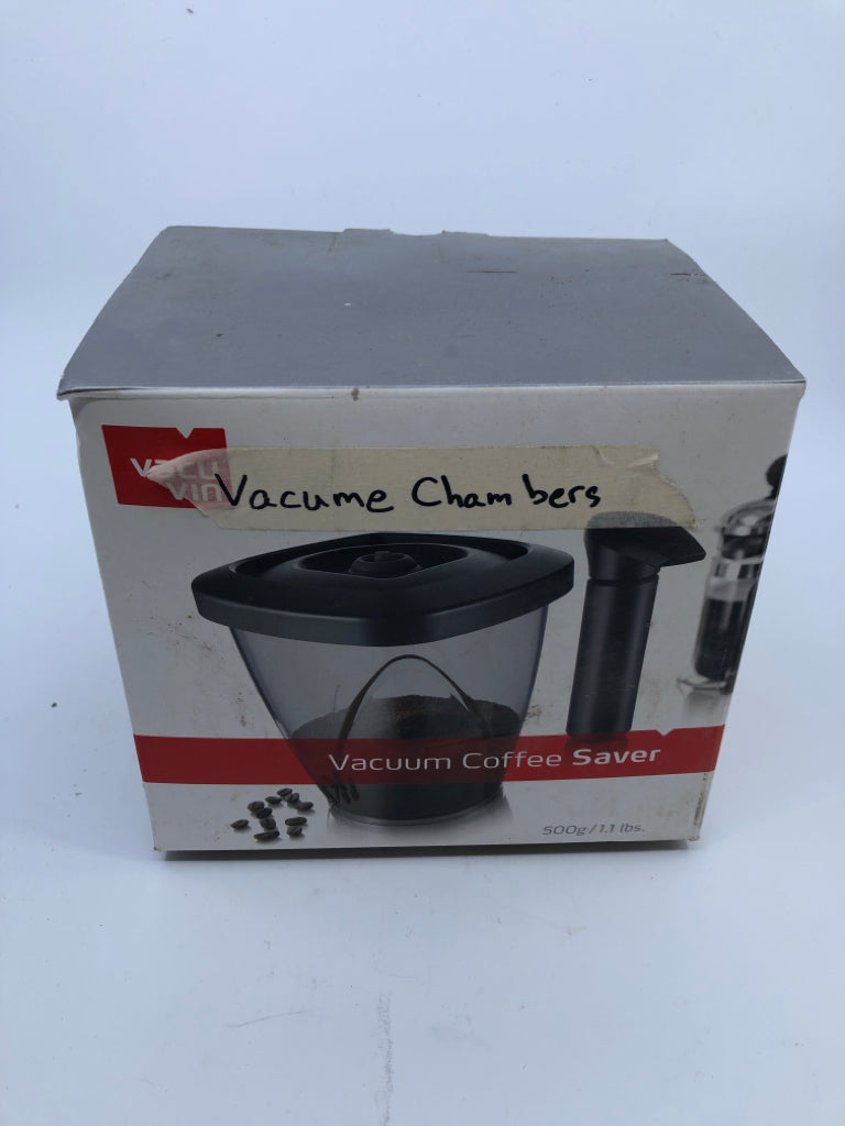 NIB VACUUM COFFEE SAVER CONTAINER