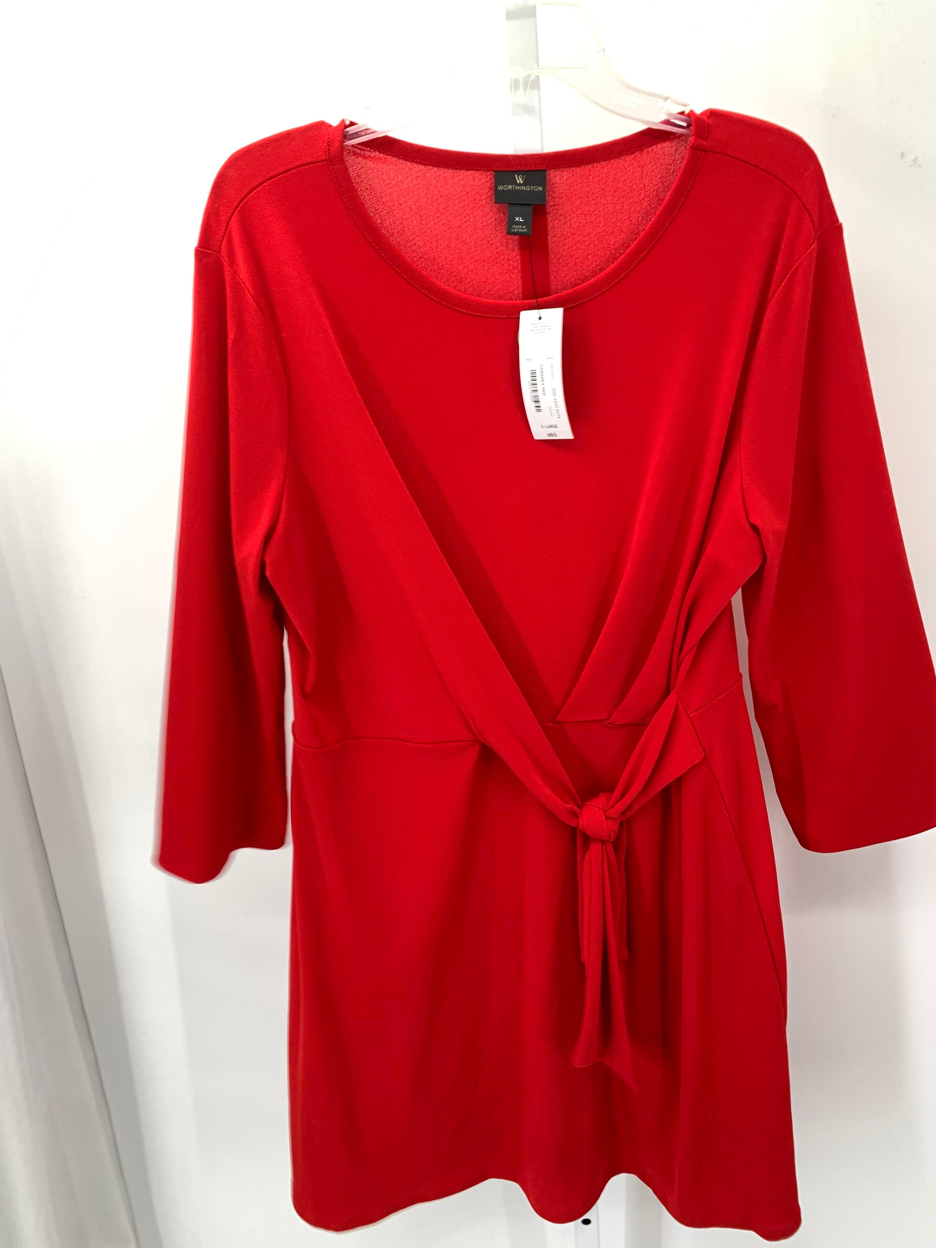 Worthington Size Extra Large Misses Long Sleeve Dress