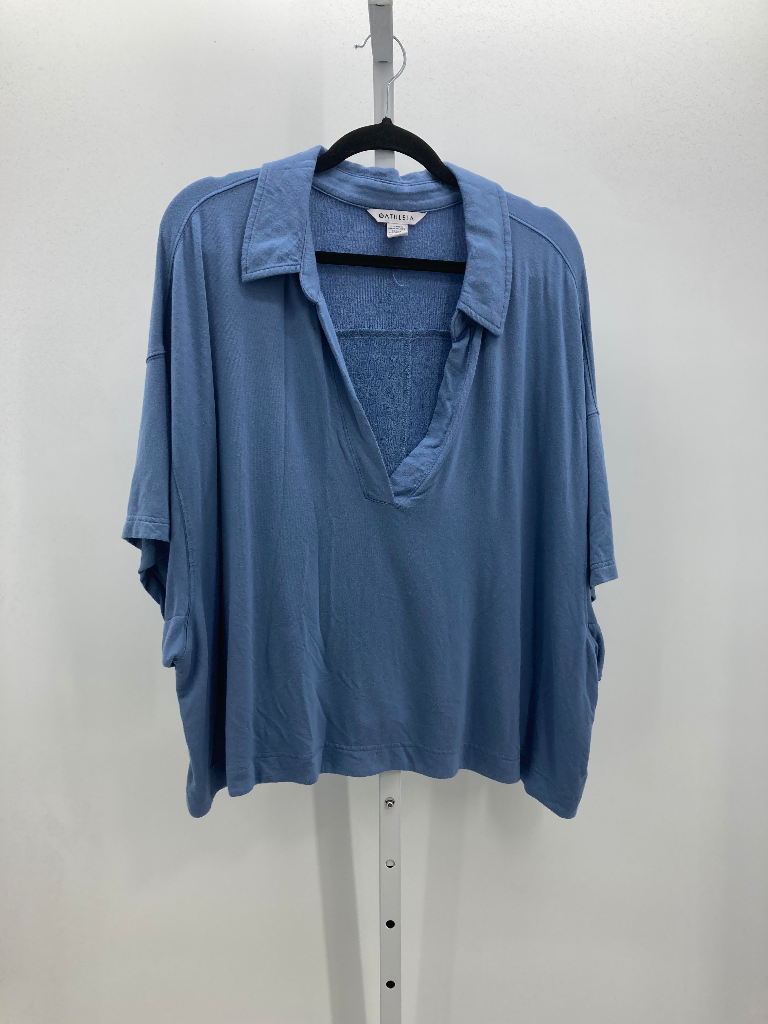 Athleta Size 1X Womens Short Sleeve Shirt