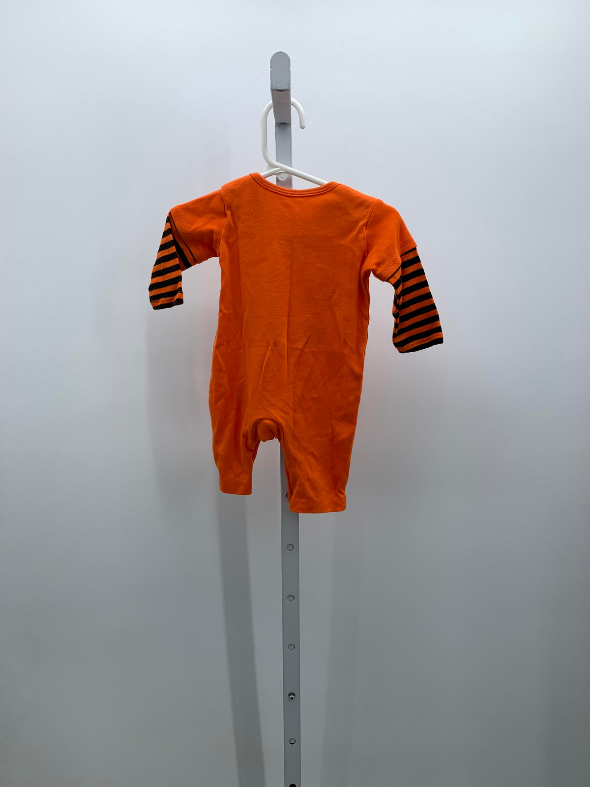 LONG SLV ROMPER JACK O'LANTERN.