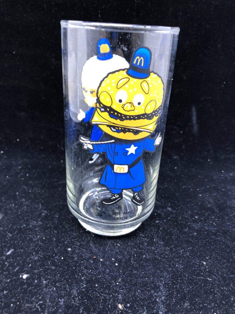 VTG BIG MAC DRINKING GLASS.