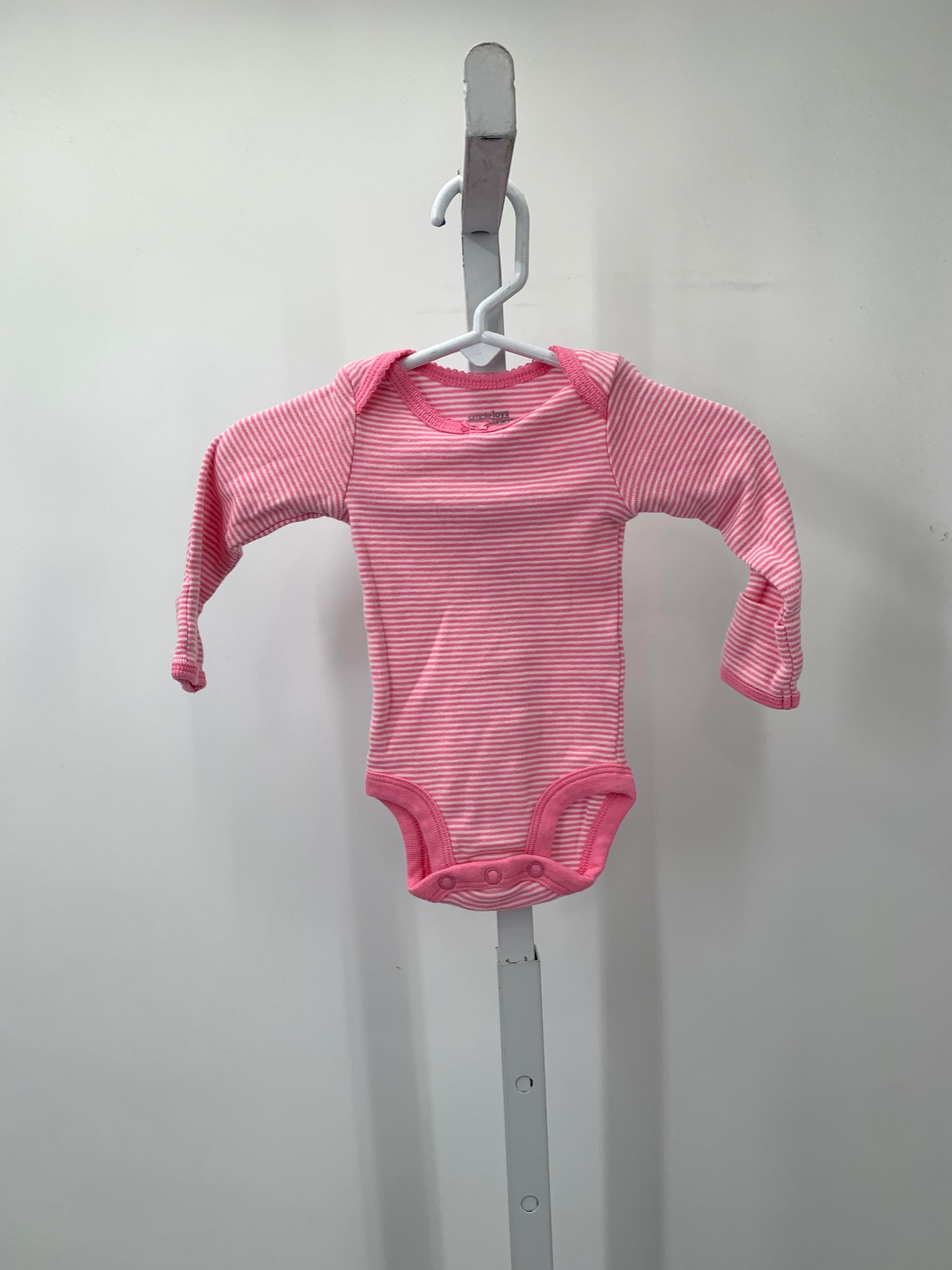 Simple Joys Size Newborn Girls Long Sleeve Shirt