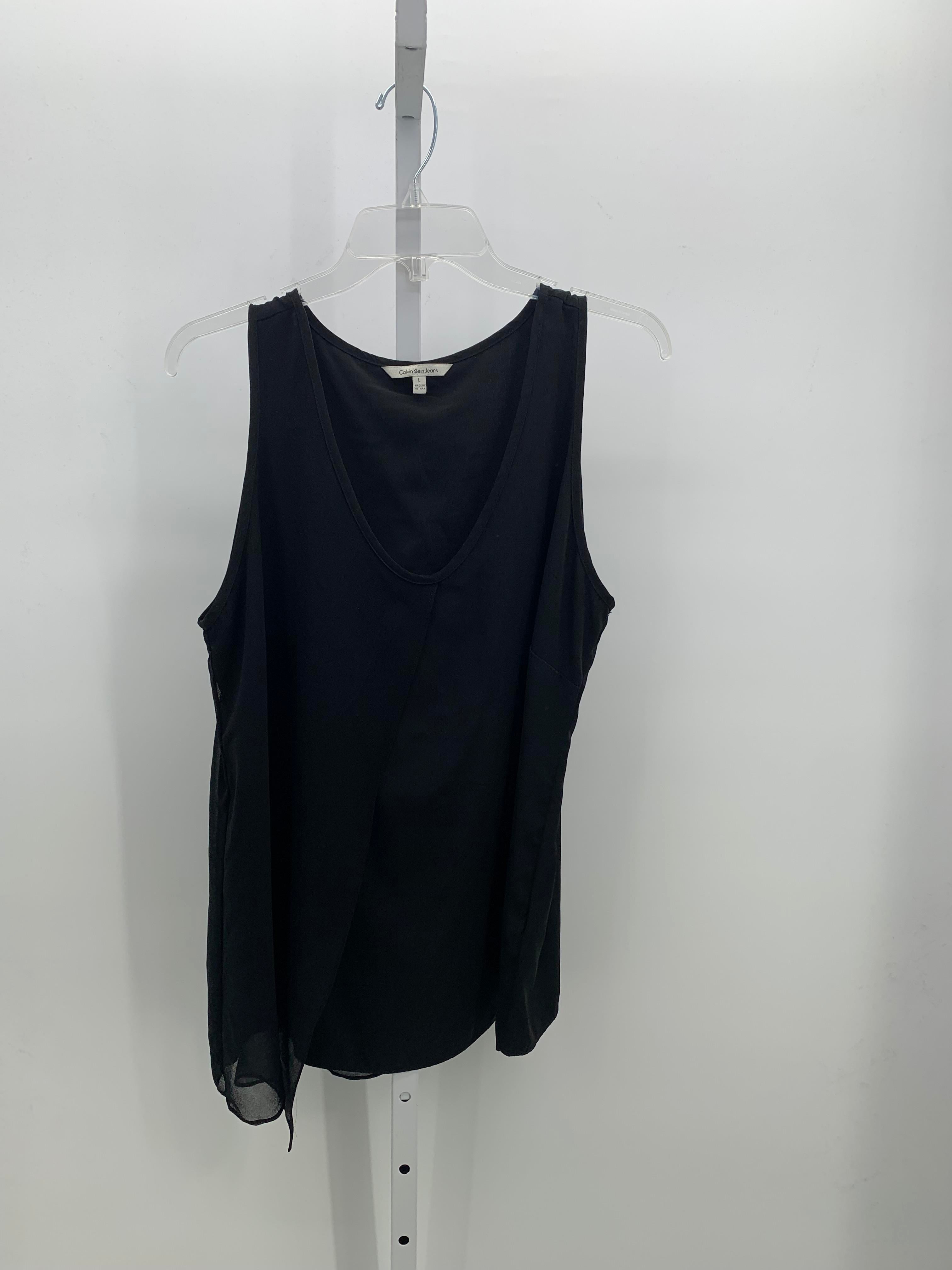 Calvin Klein Size Large Misses Sleeveless Shirt