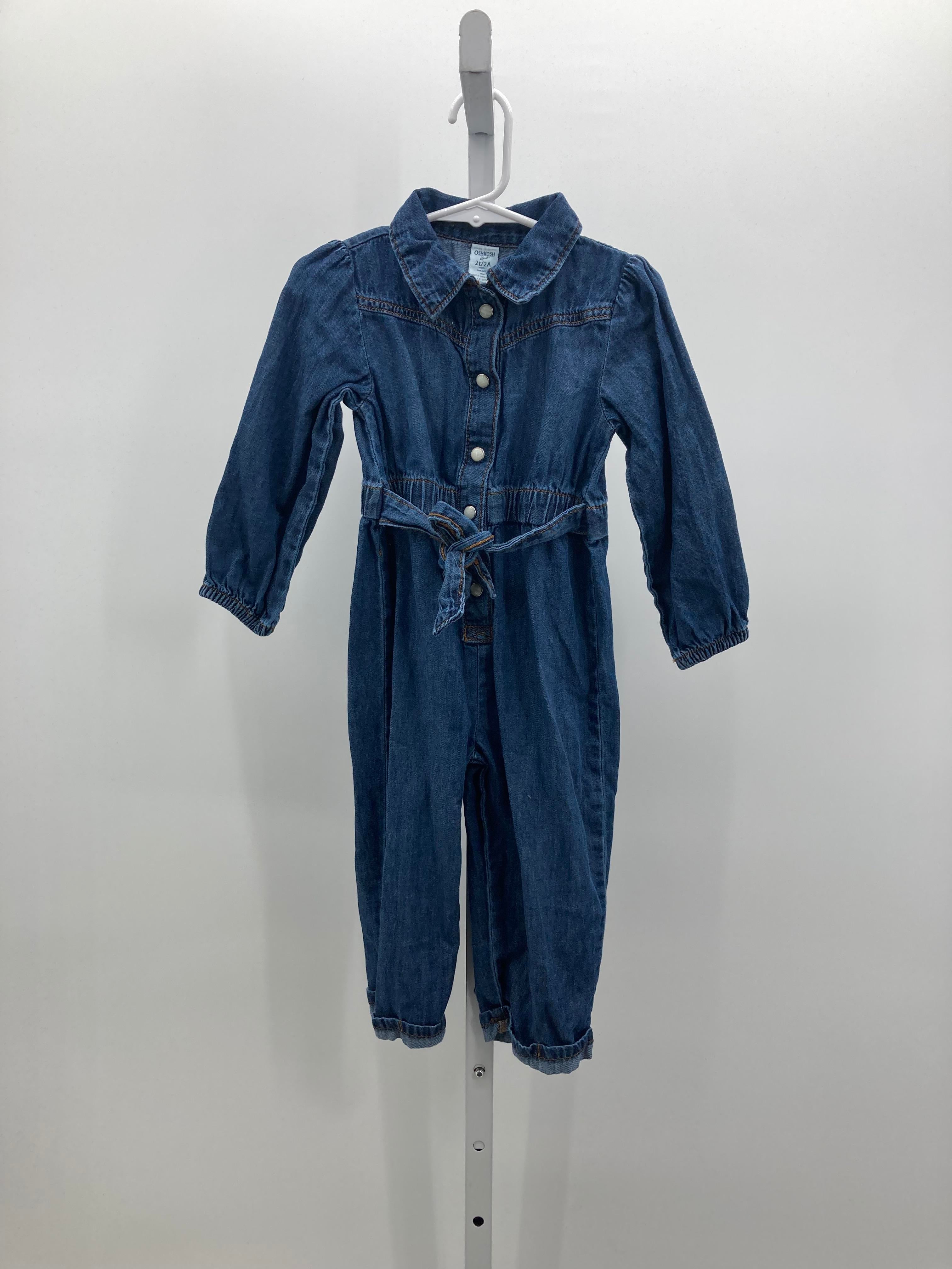 Osh Kosh Size 2T Girls Long Slv. Romper