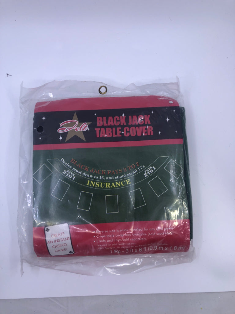 NIP CASINO BLACKJACK TABLE COVER