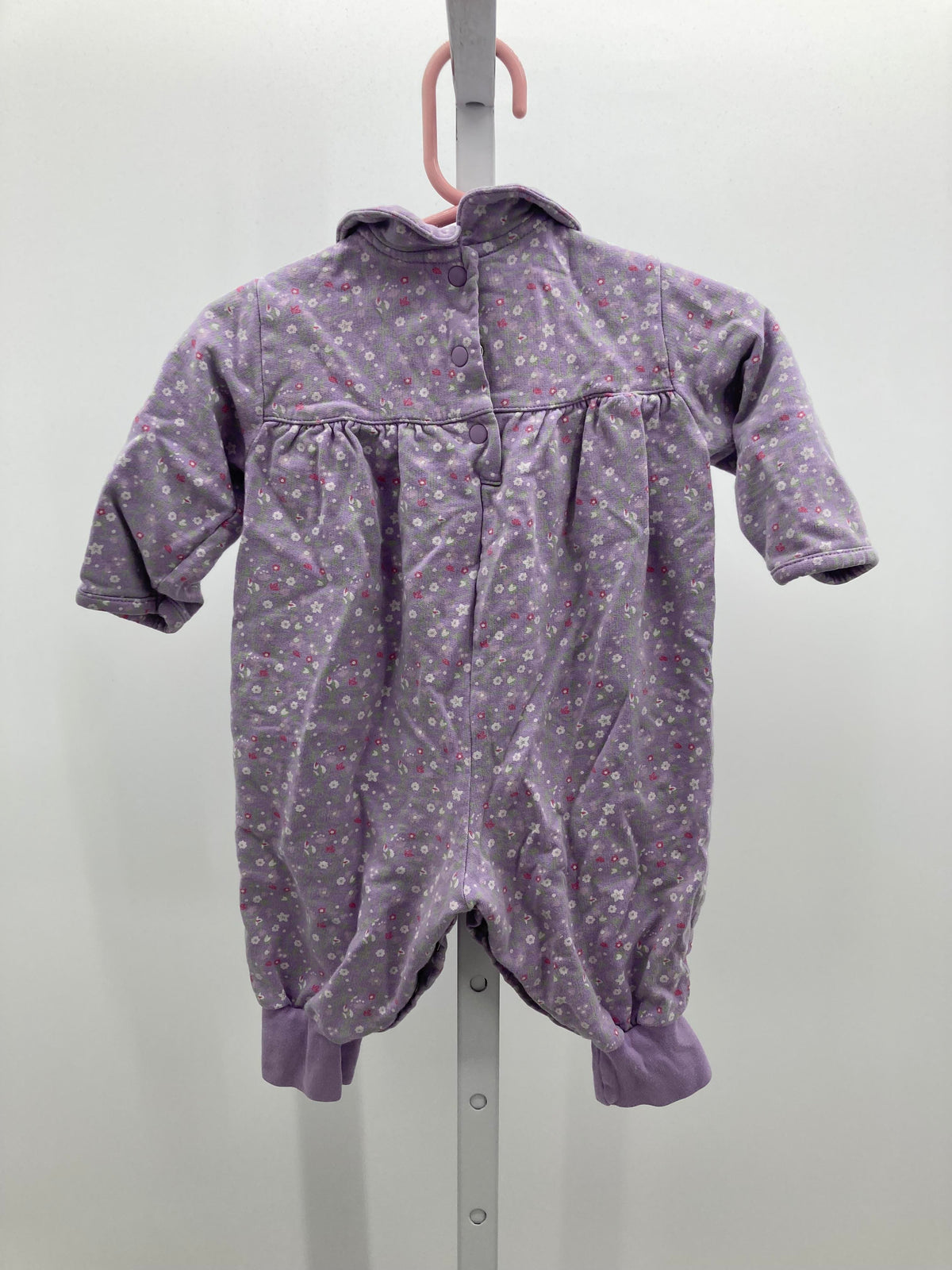 Cherokee Size 9 Months Girls Long Slv. Romper