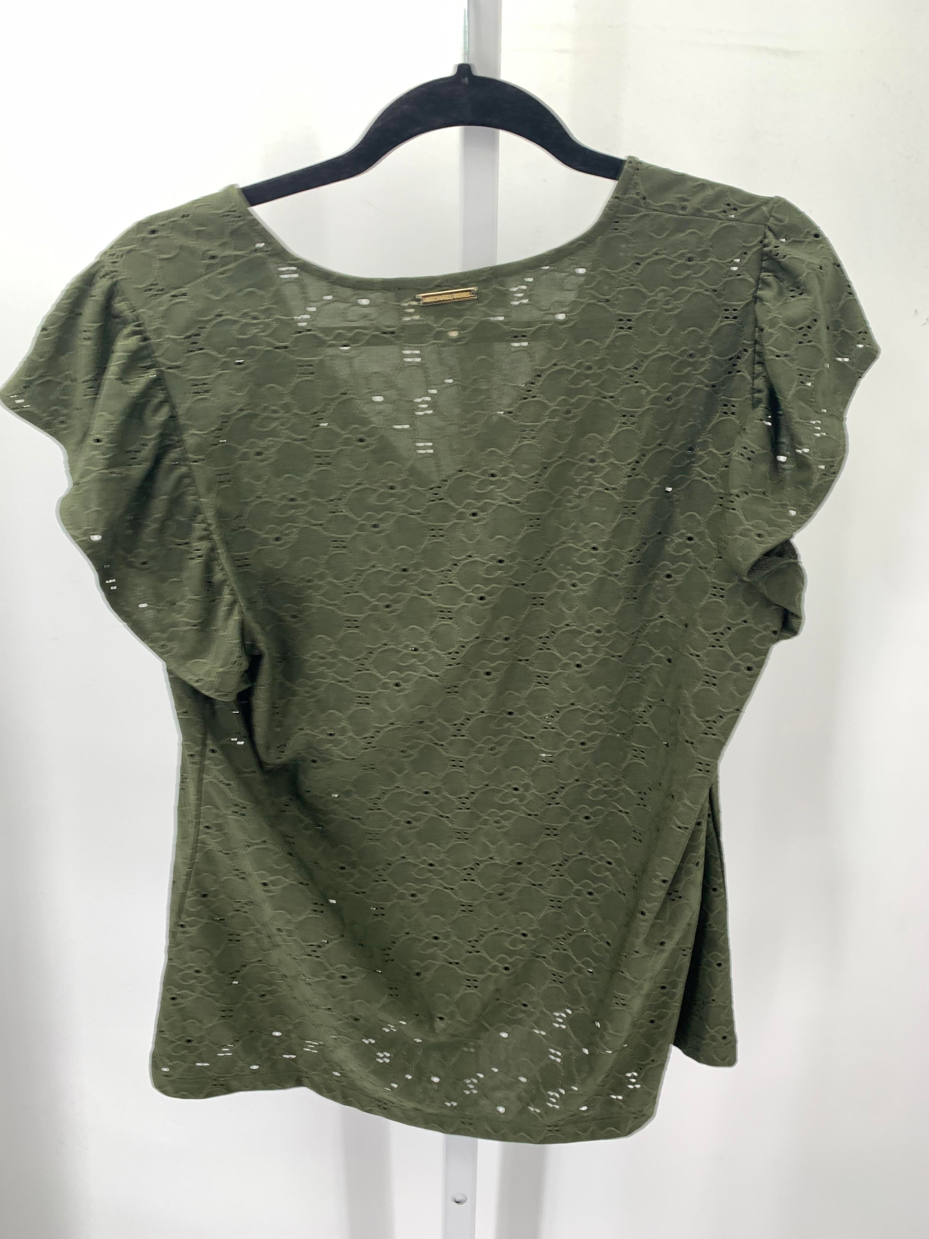 Michael Kors Size Large Misses Short Sleeve Shirt