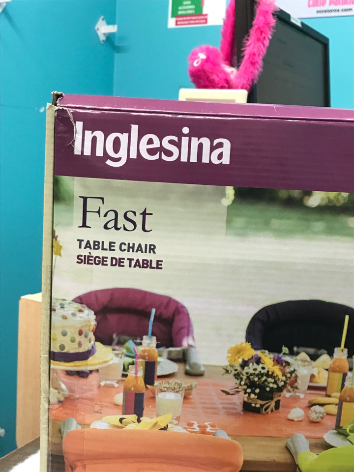NIB "Inglesina" Fast Table Chair (portable)
