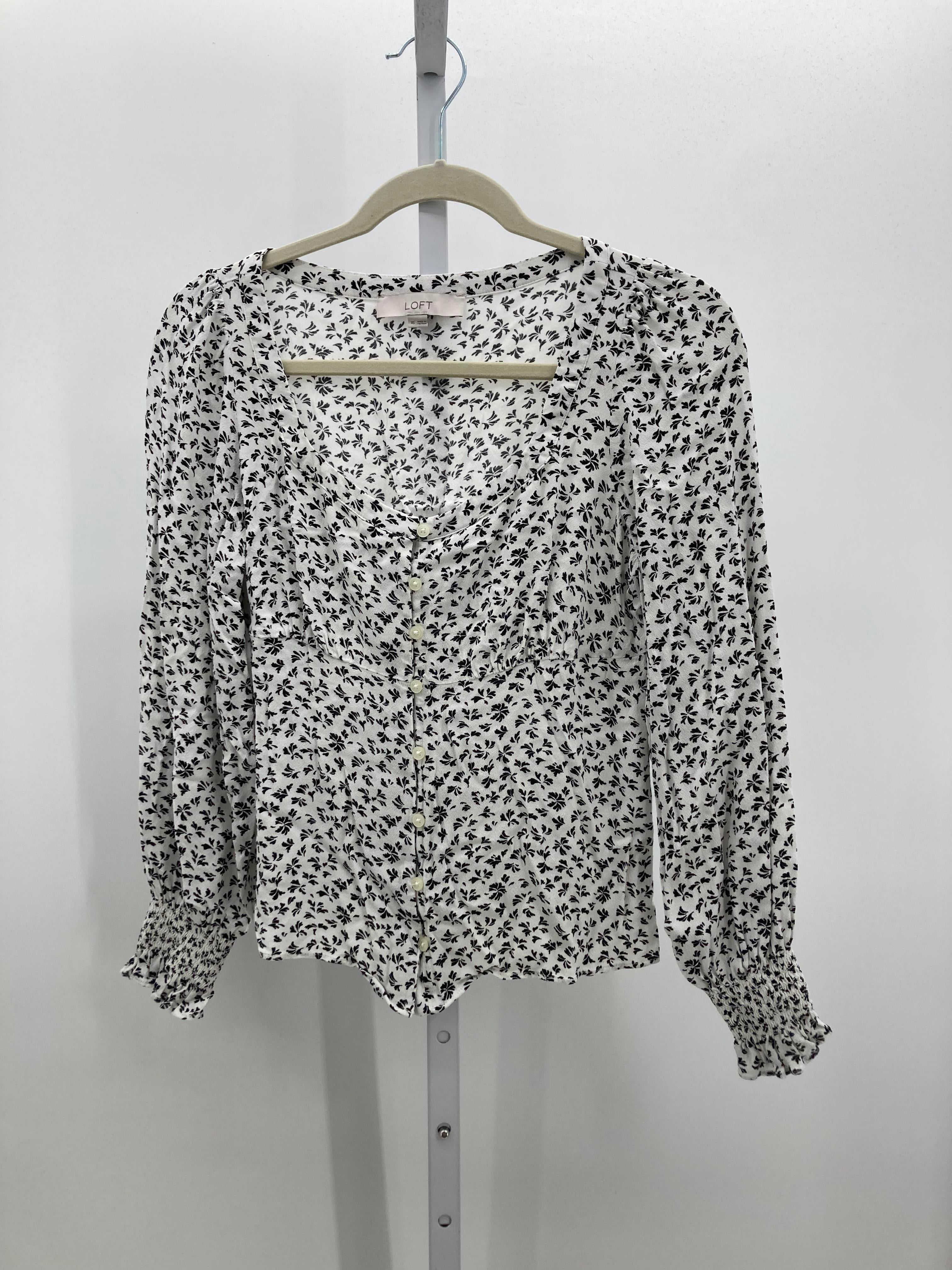 Loft Size X Small Misses Long Sleeve Shirt