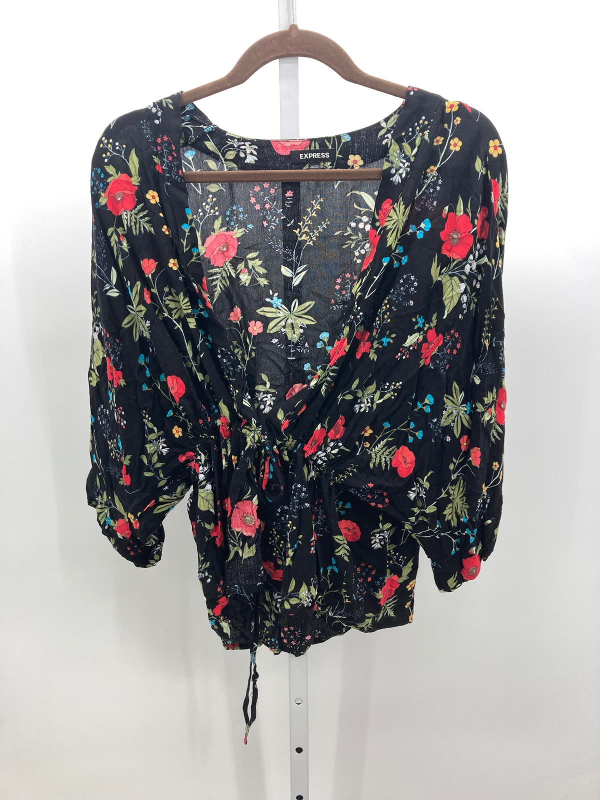 Express Size Large Misses 3/4 Sleeve Shirt