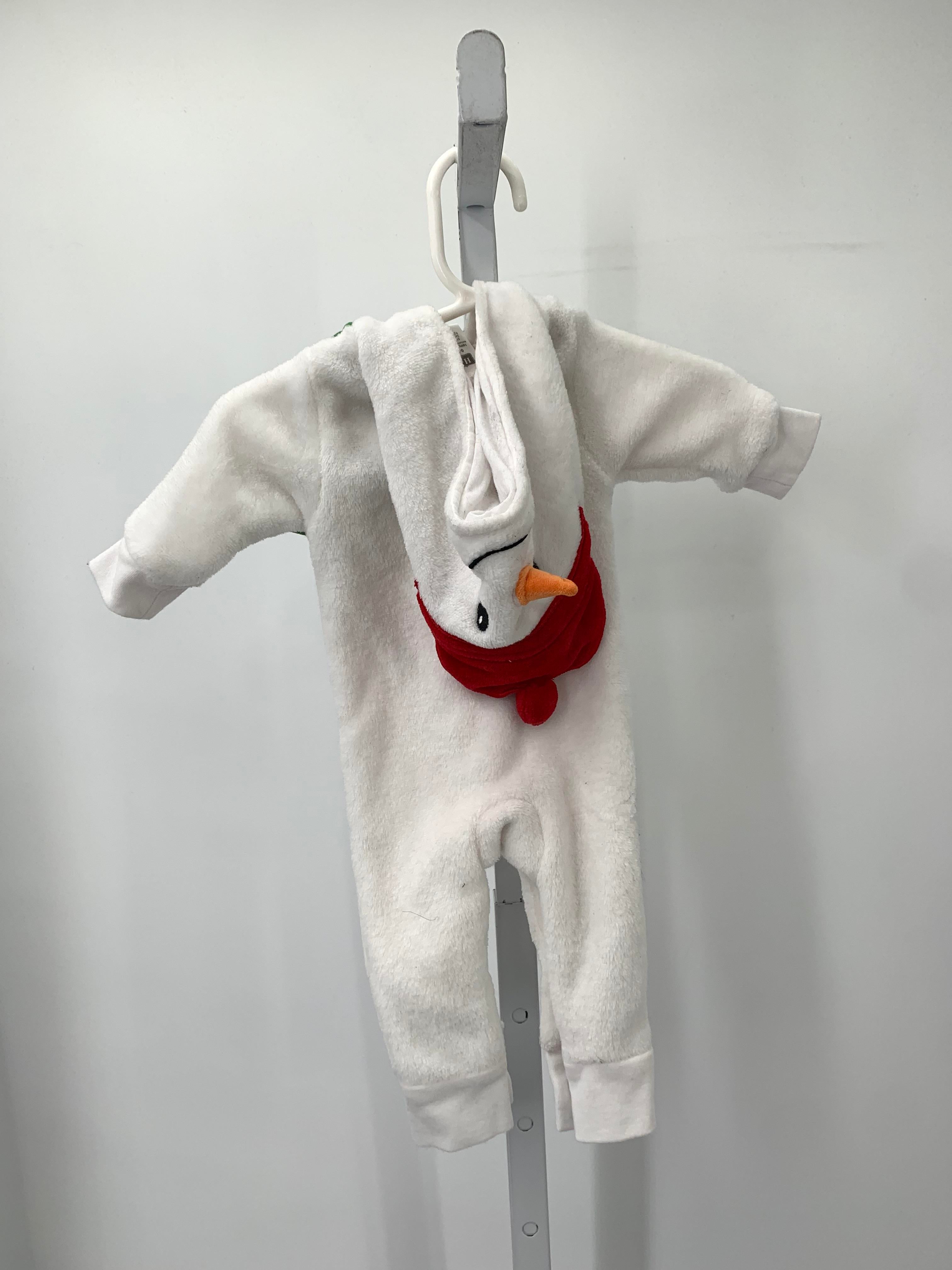 LONG SLV ROMPER SNOWMAN