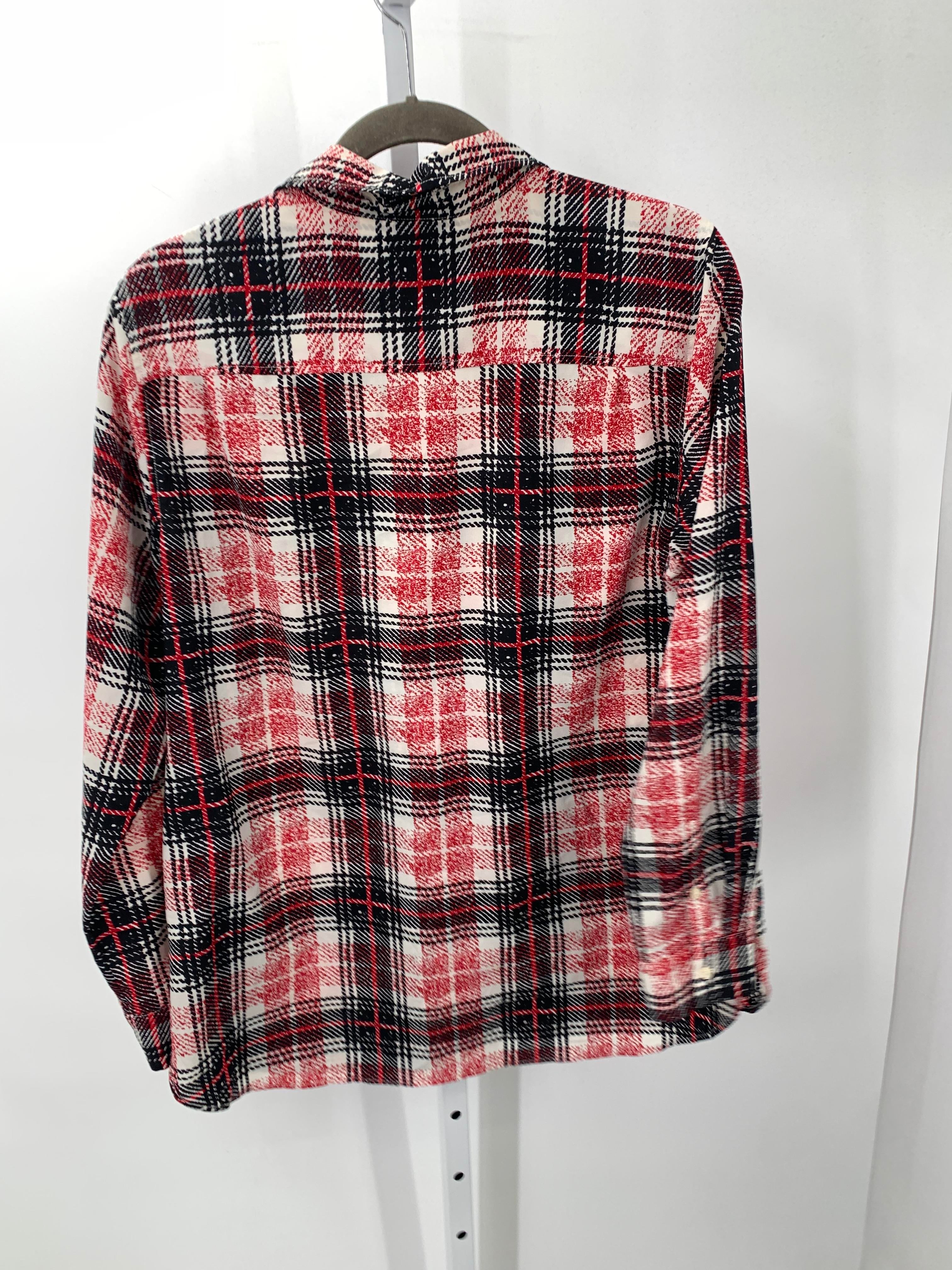 Talbots Size Large Misses Long Sleeve Shirt