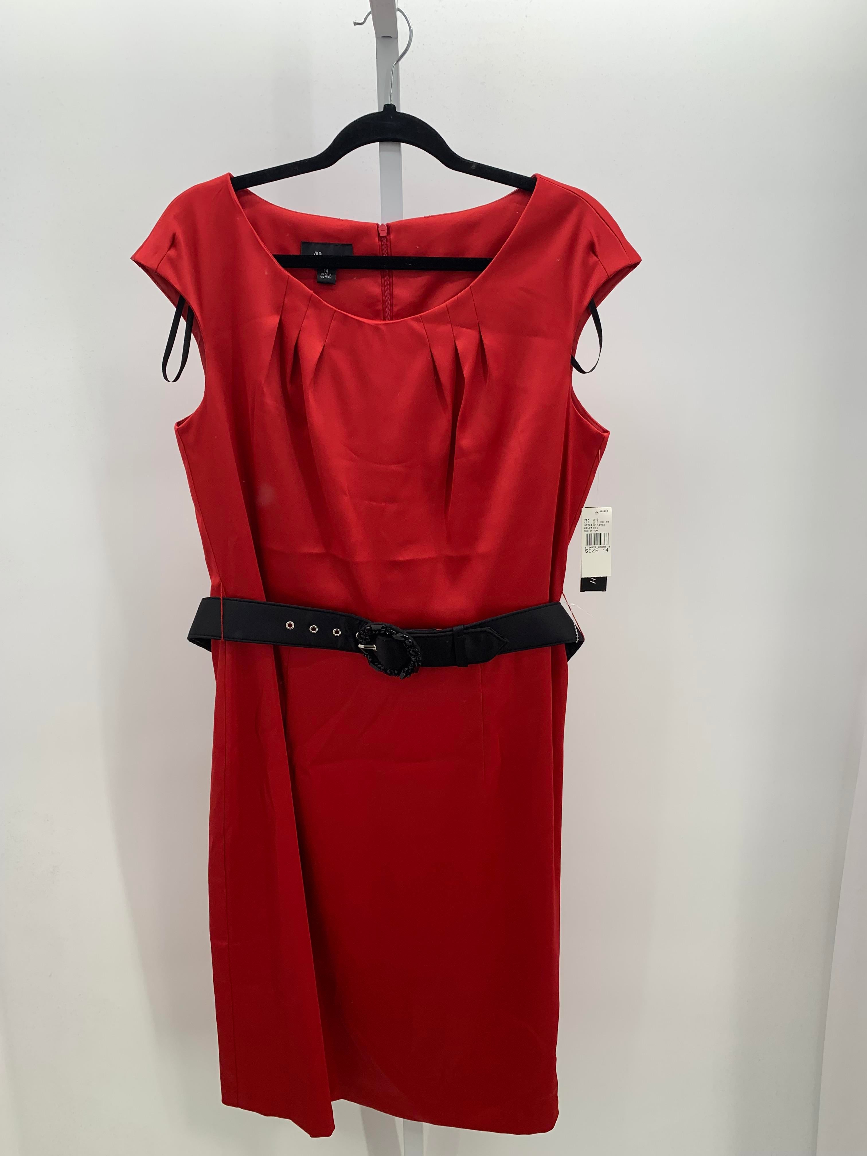 Ab Studio Size 14 Misses Sleeveless Dress