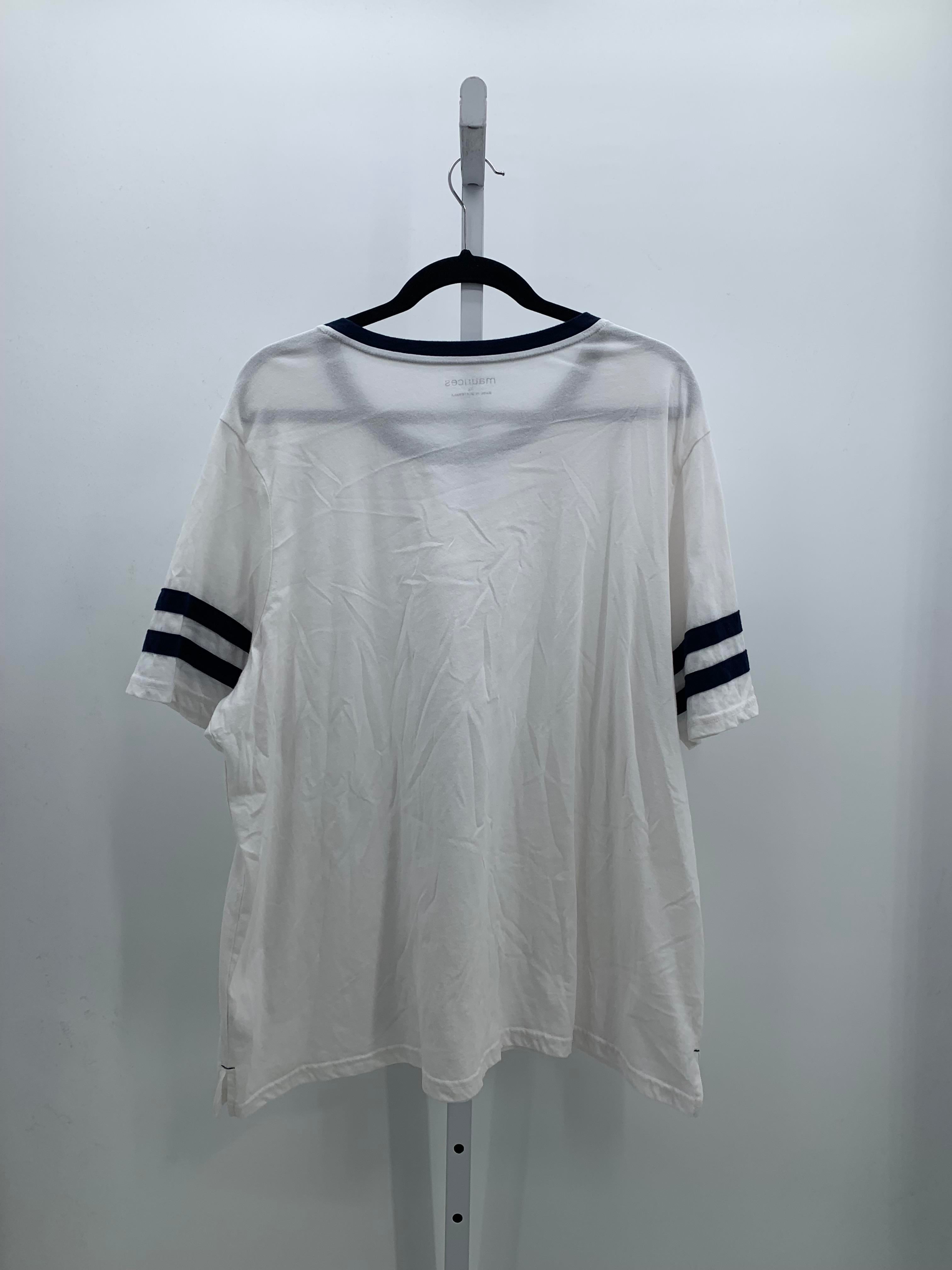 Maurices Size 3X Womens Short Sleeve Shirt