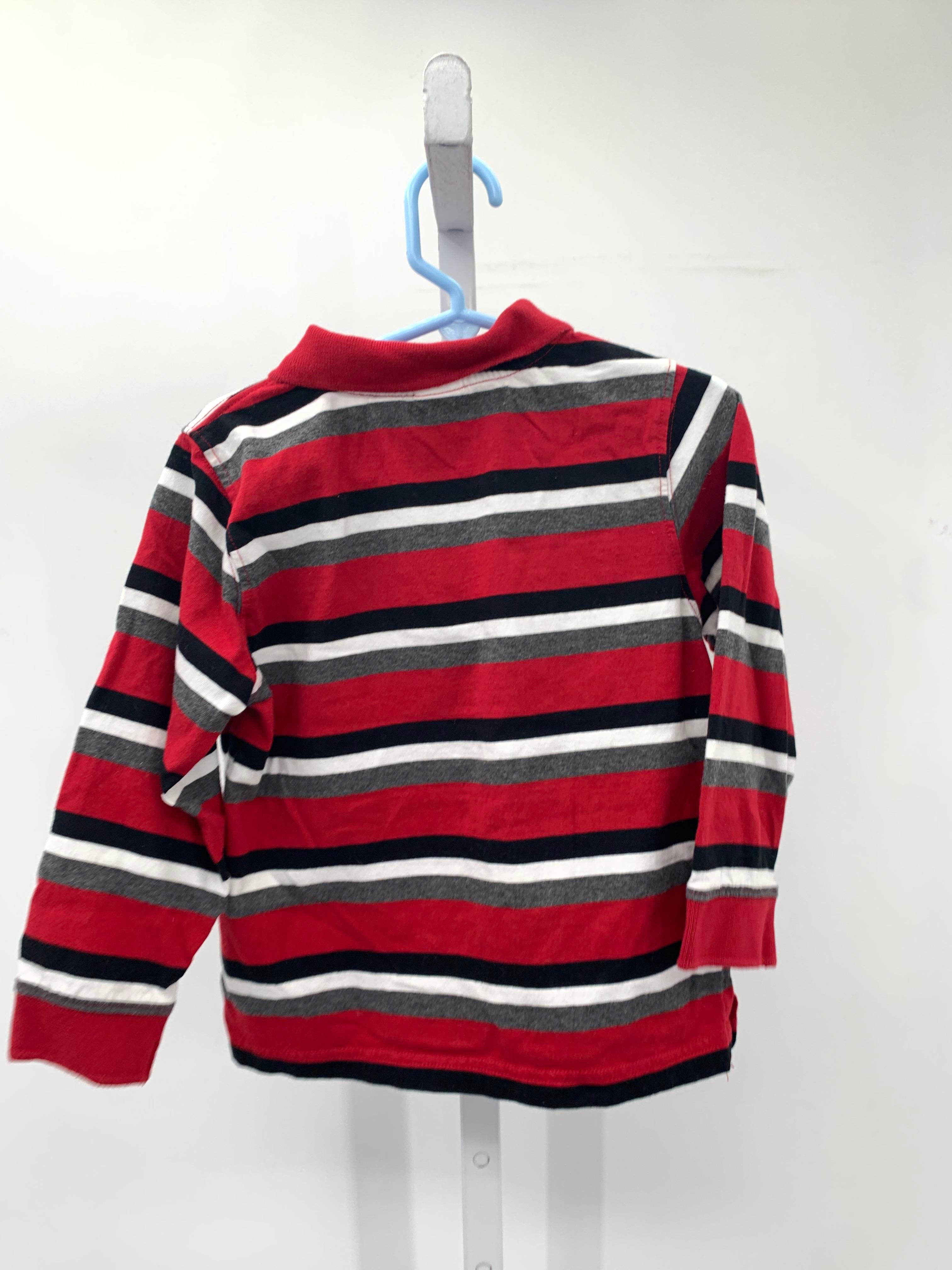BLK/WHT GREY STRIPES POLO