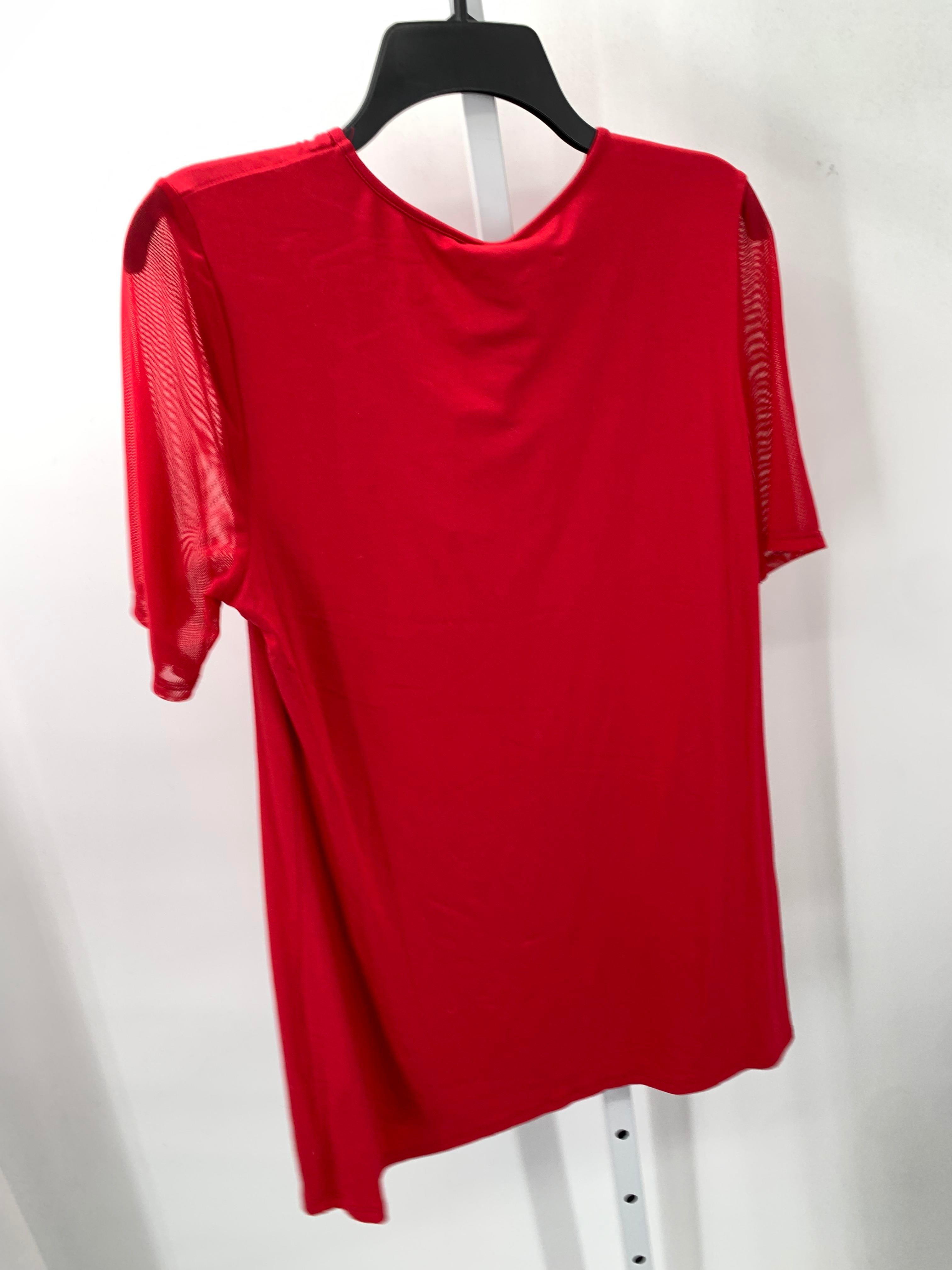 Size Extra Large Misses Short Sleeve Shirt