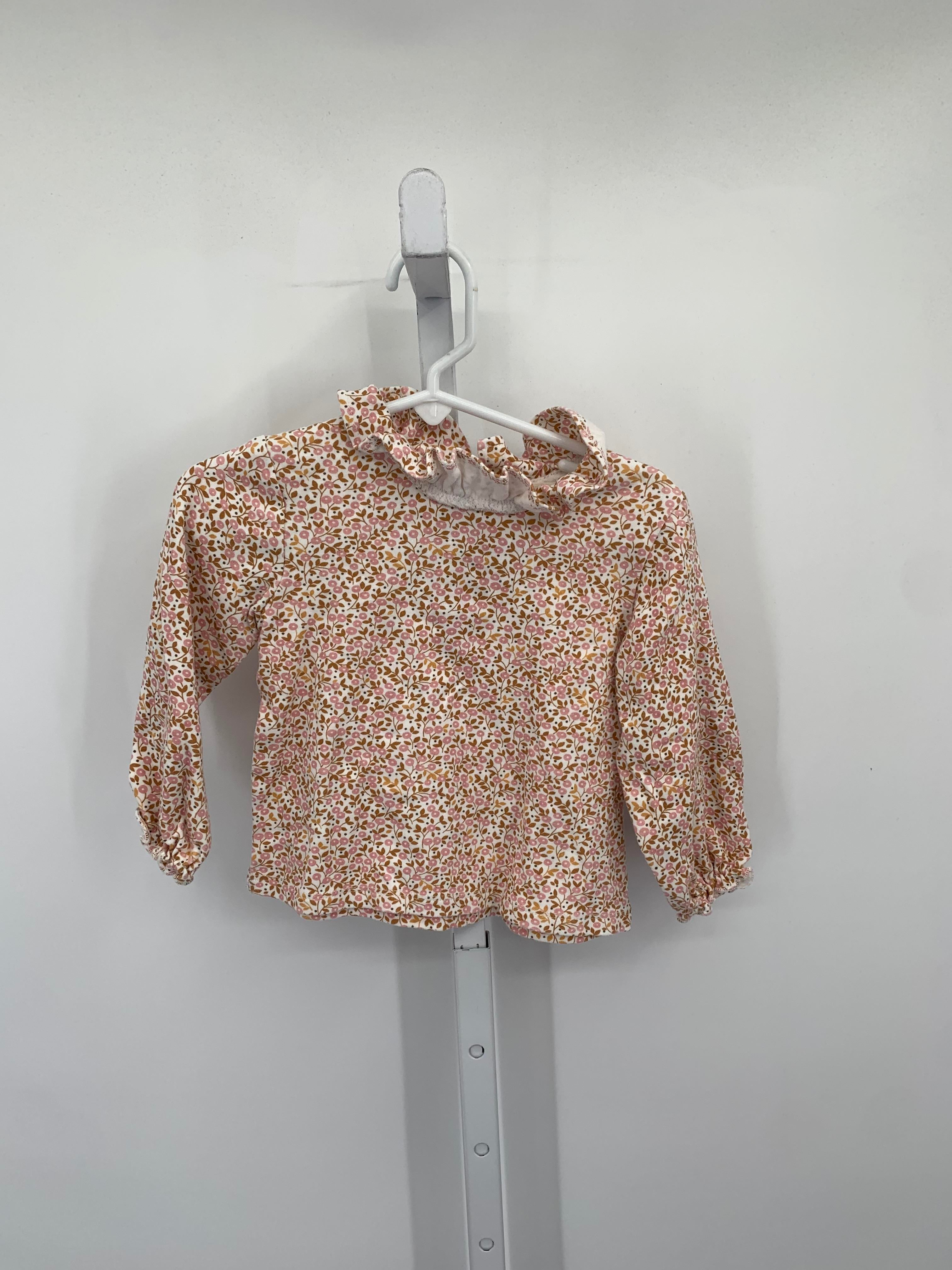 Rabbit + Bear Size 2T Girls Long Sleeve Shirt