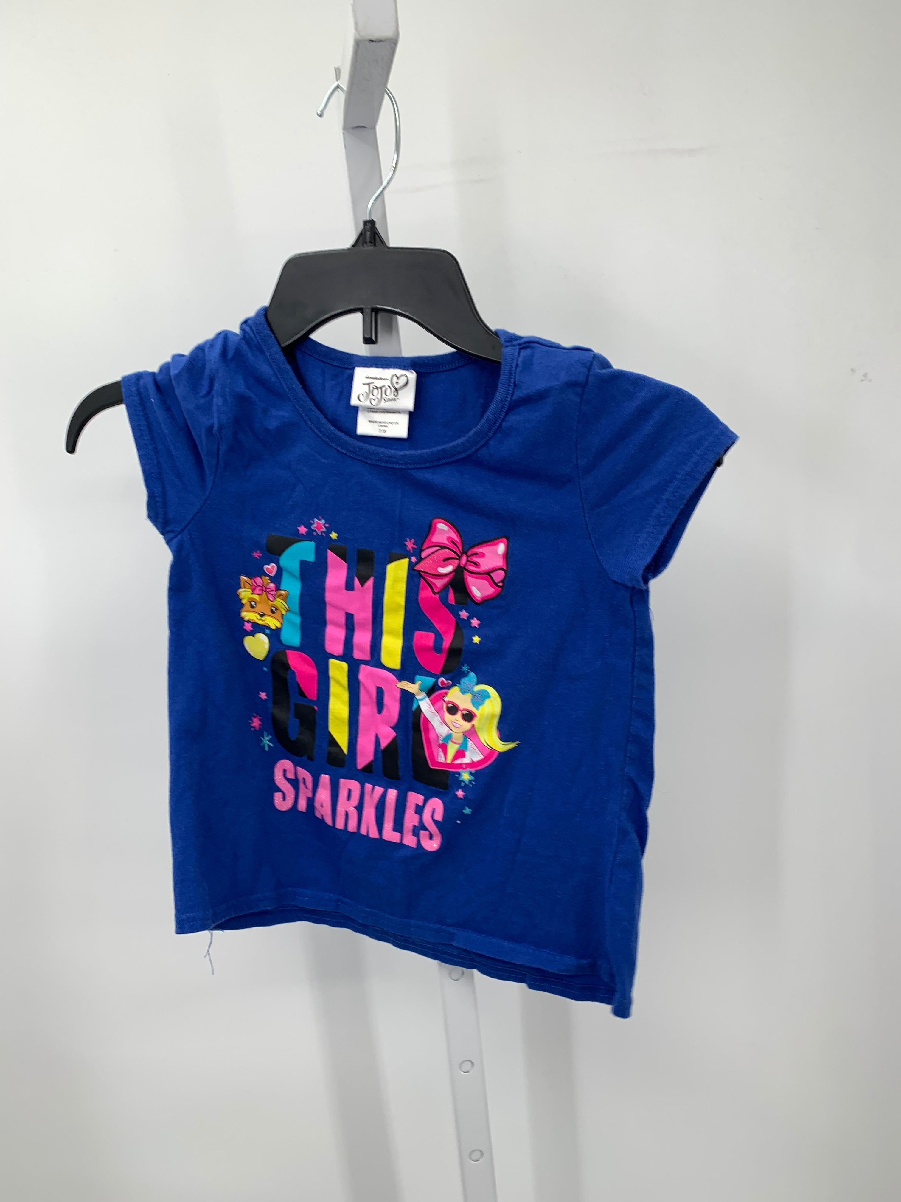 Nickelodeon Size 7-8 Girls Short Sleeve Shirt