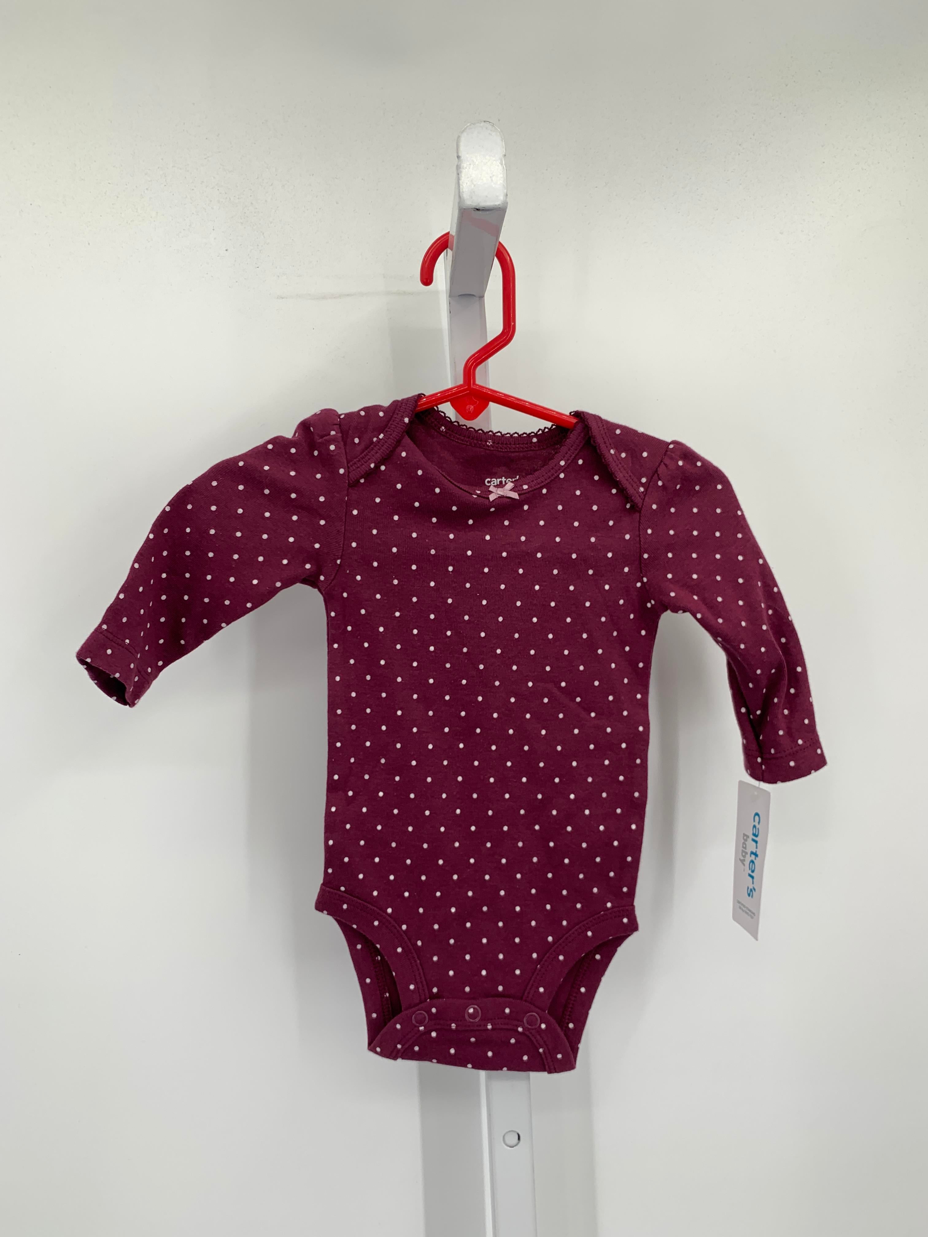 Carters Size 3 Months Girls Long Sleeve Shirt