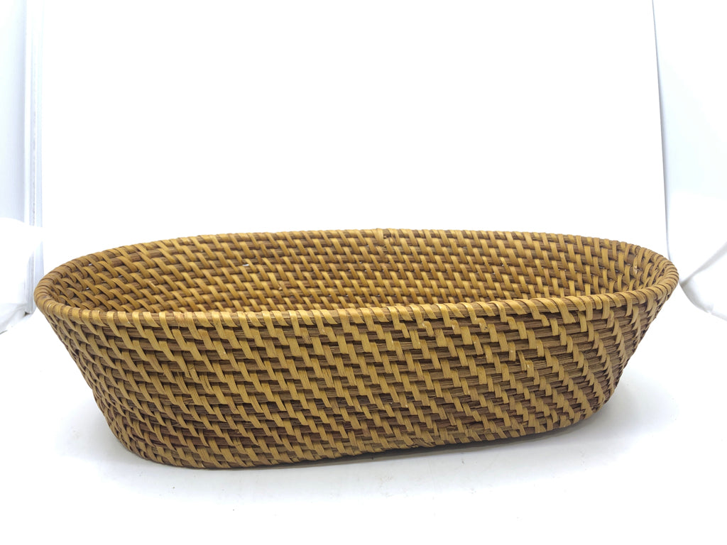 WICKER BREAD BASKET.