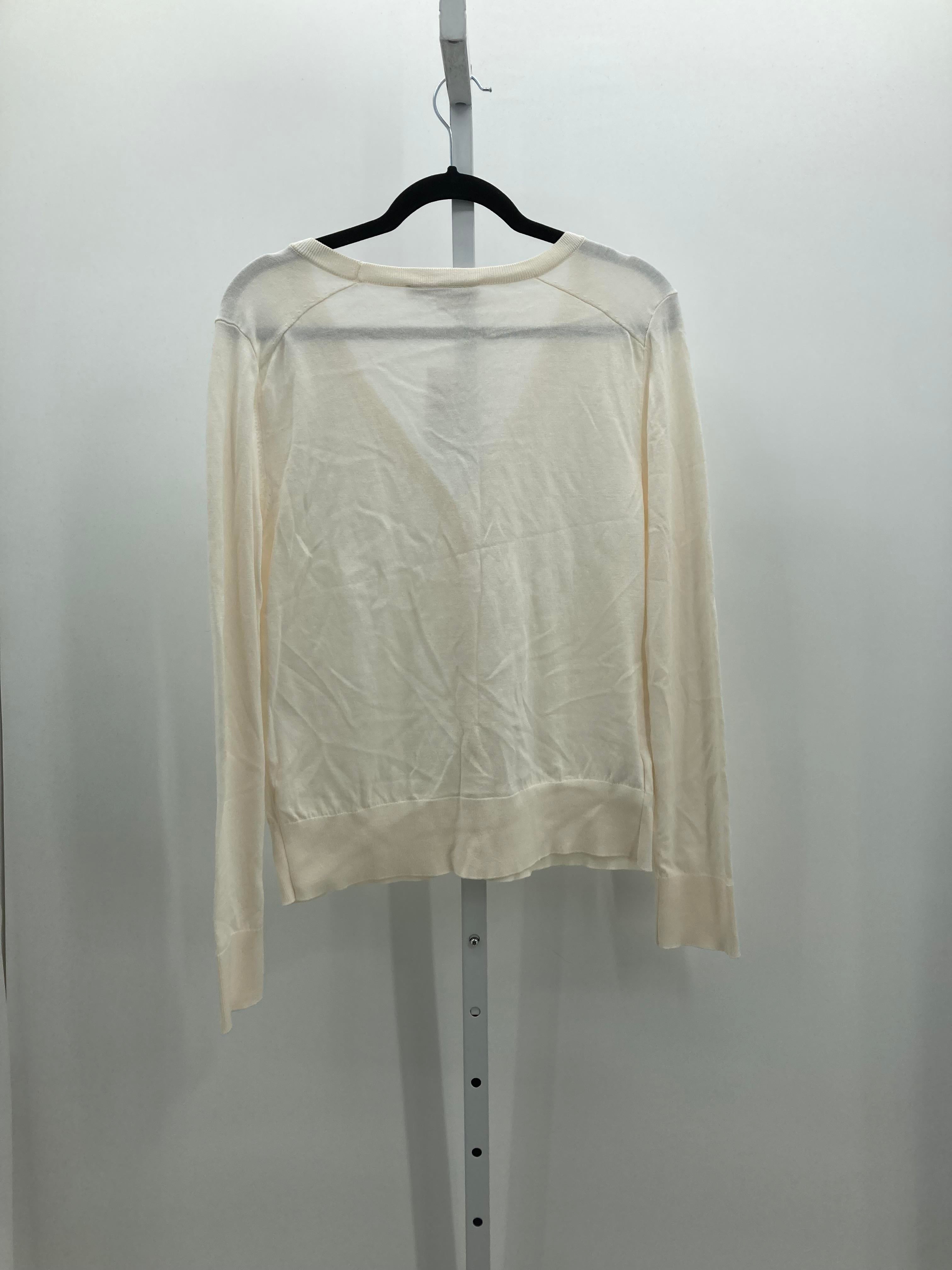 Loft Size Large Misses Long Slv Sweater