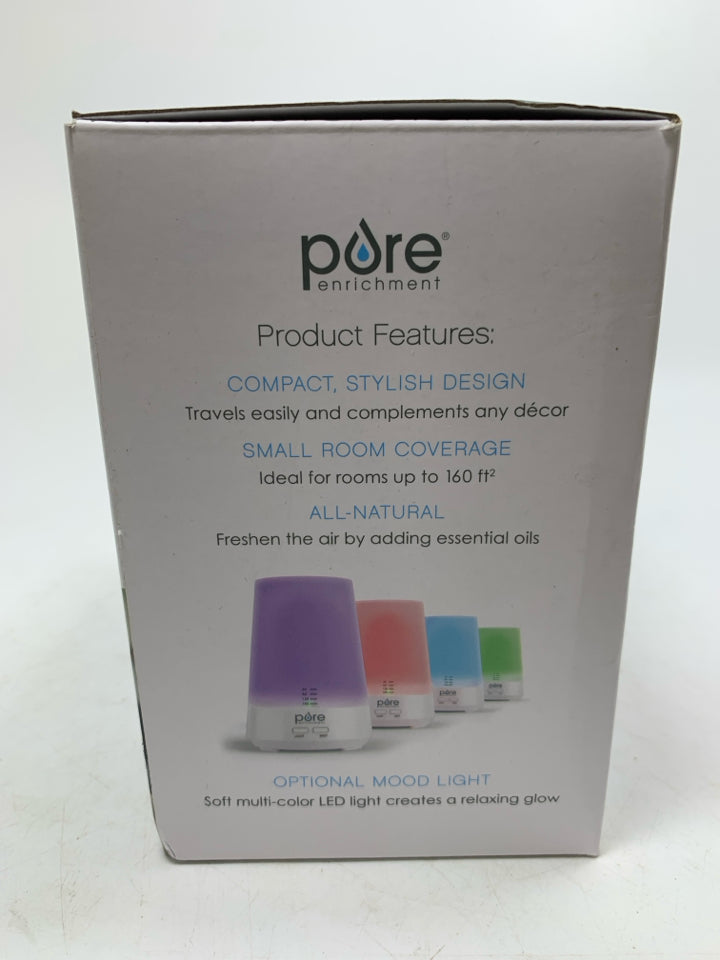 NIB PURE PURESPA ESSENCE AROMATHERAPY OIL DIFFUSER.
