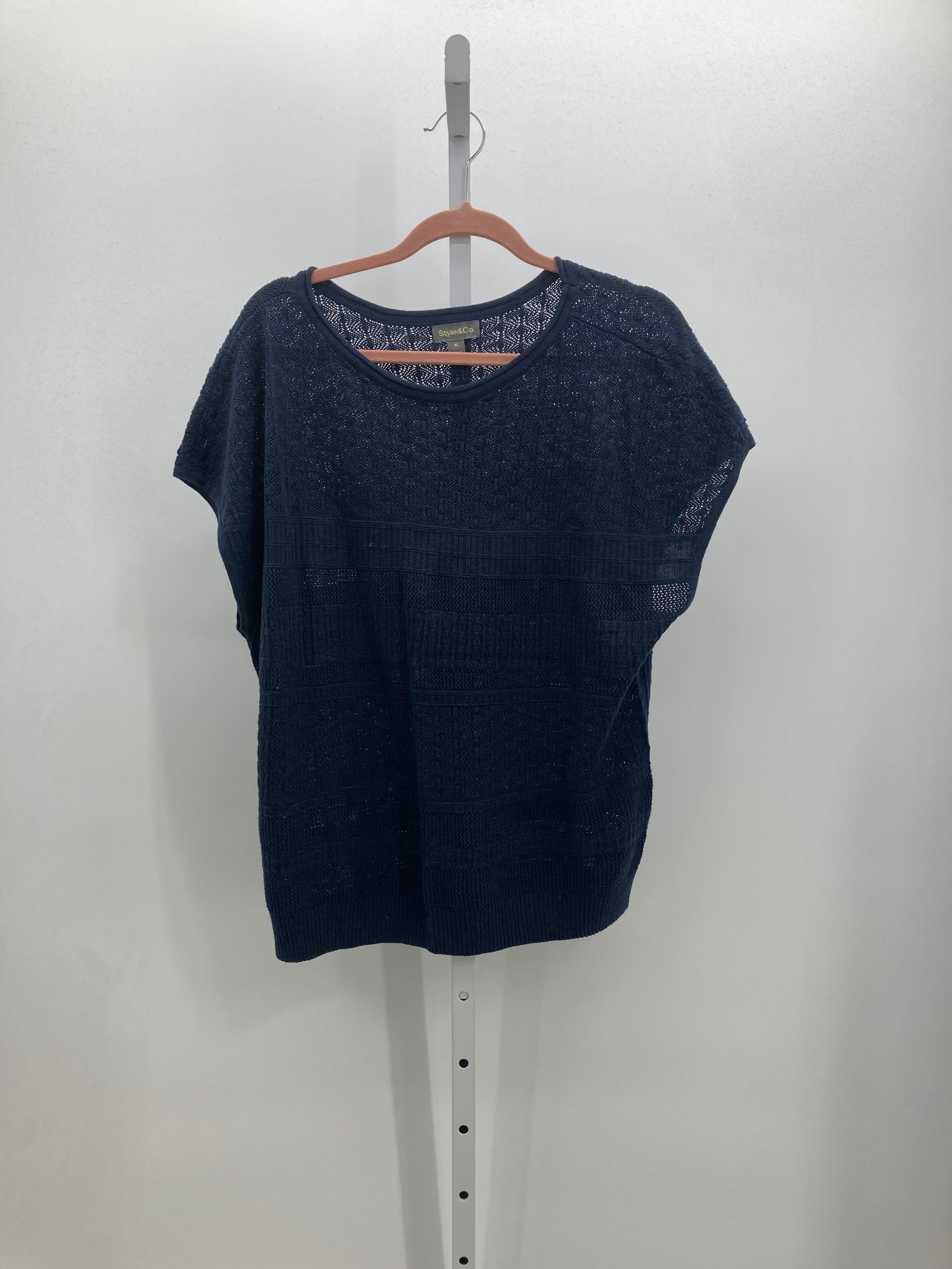 Style & Co. Size Extra Large Misses Short Slv Sweater