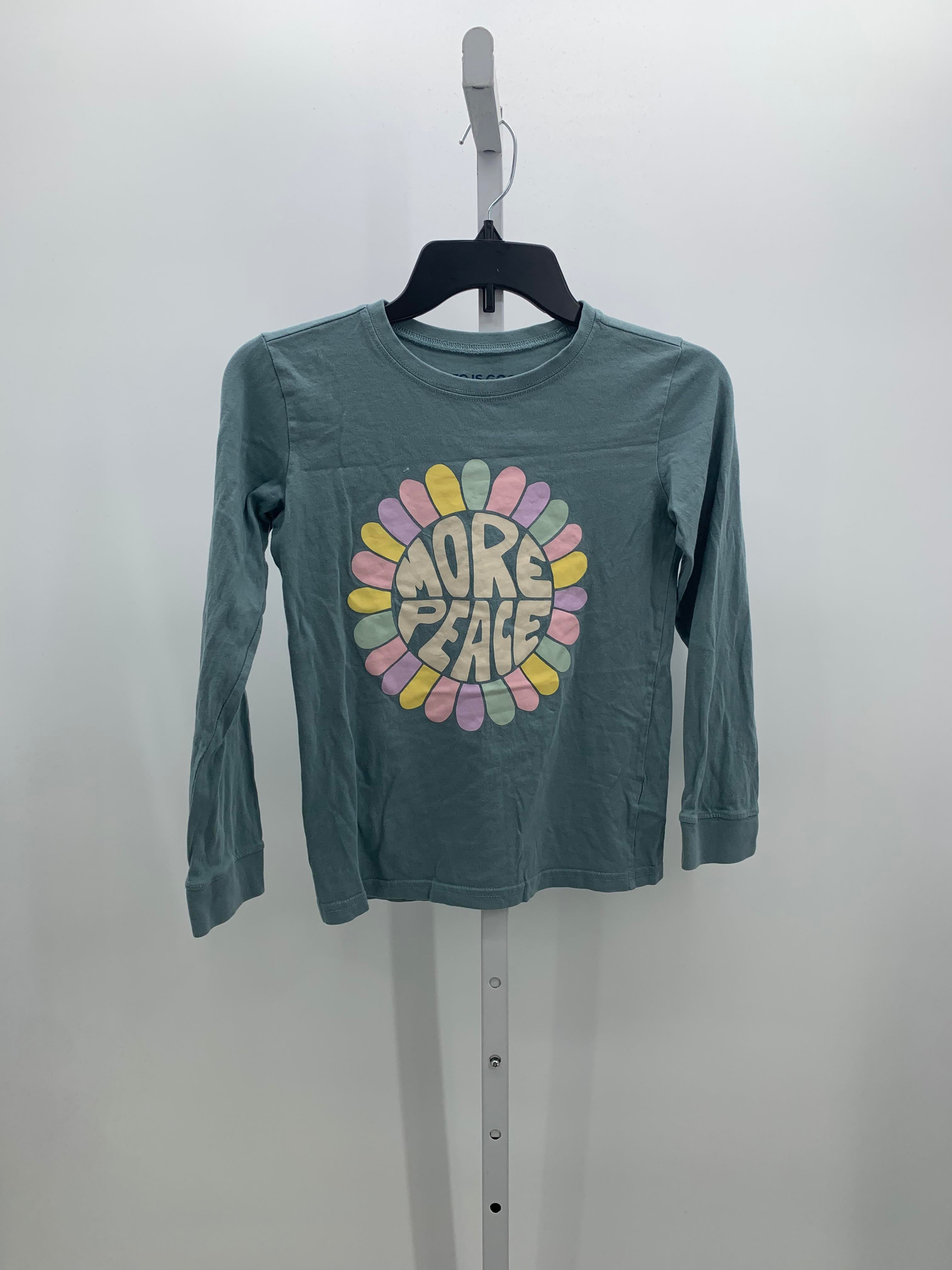 Life is Good Size 10-12 Girls Long Sleeve Shirt