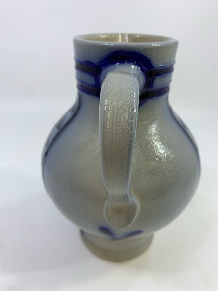 VTG GERMAN SALT-GLAZED STONEWARE JUG.