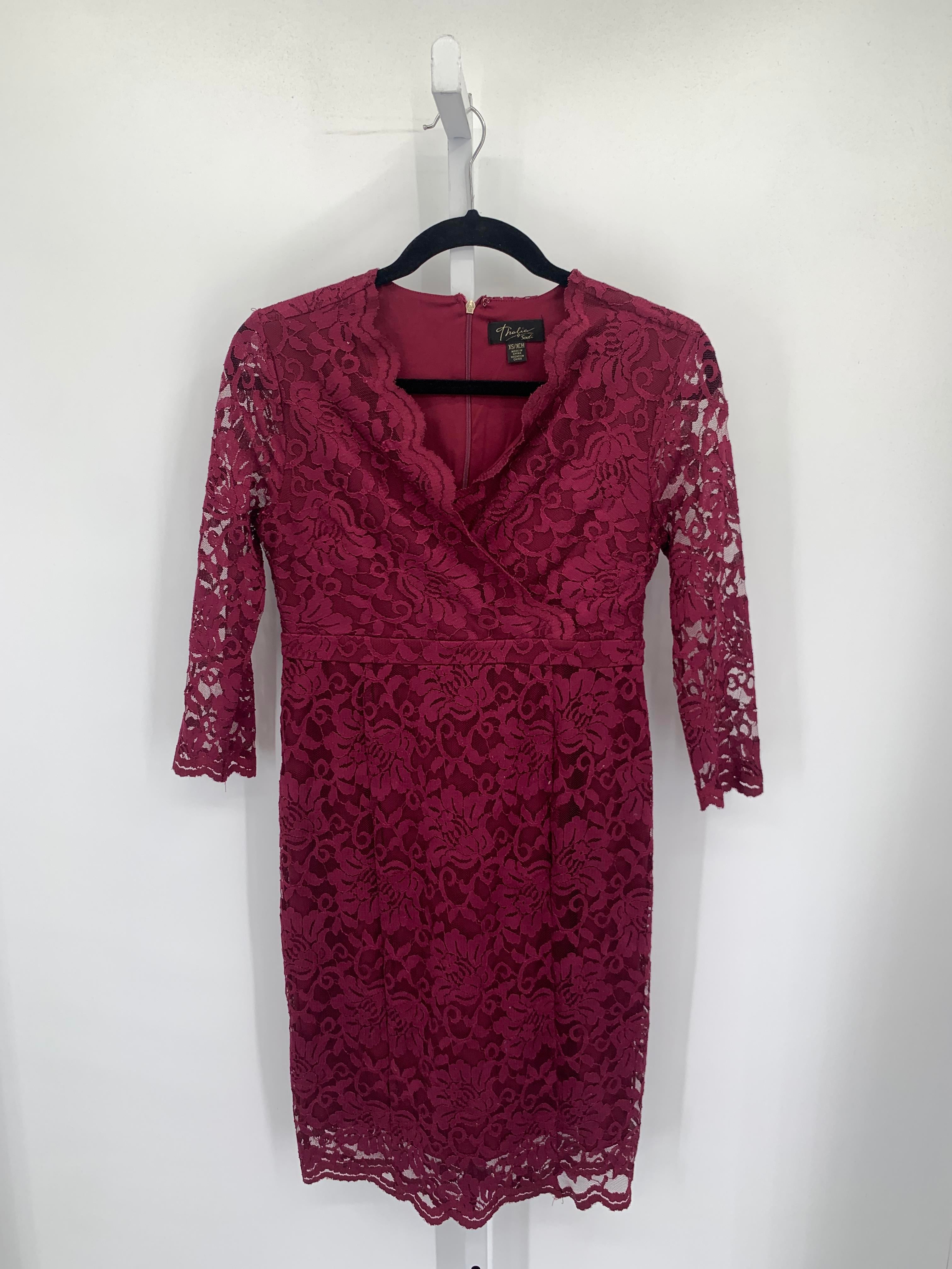 Thalia Spdi Size X Small Misses Long Sleeve Dress