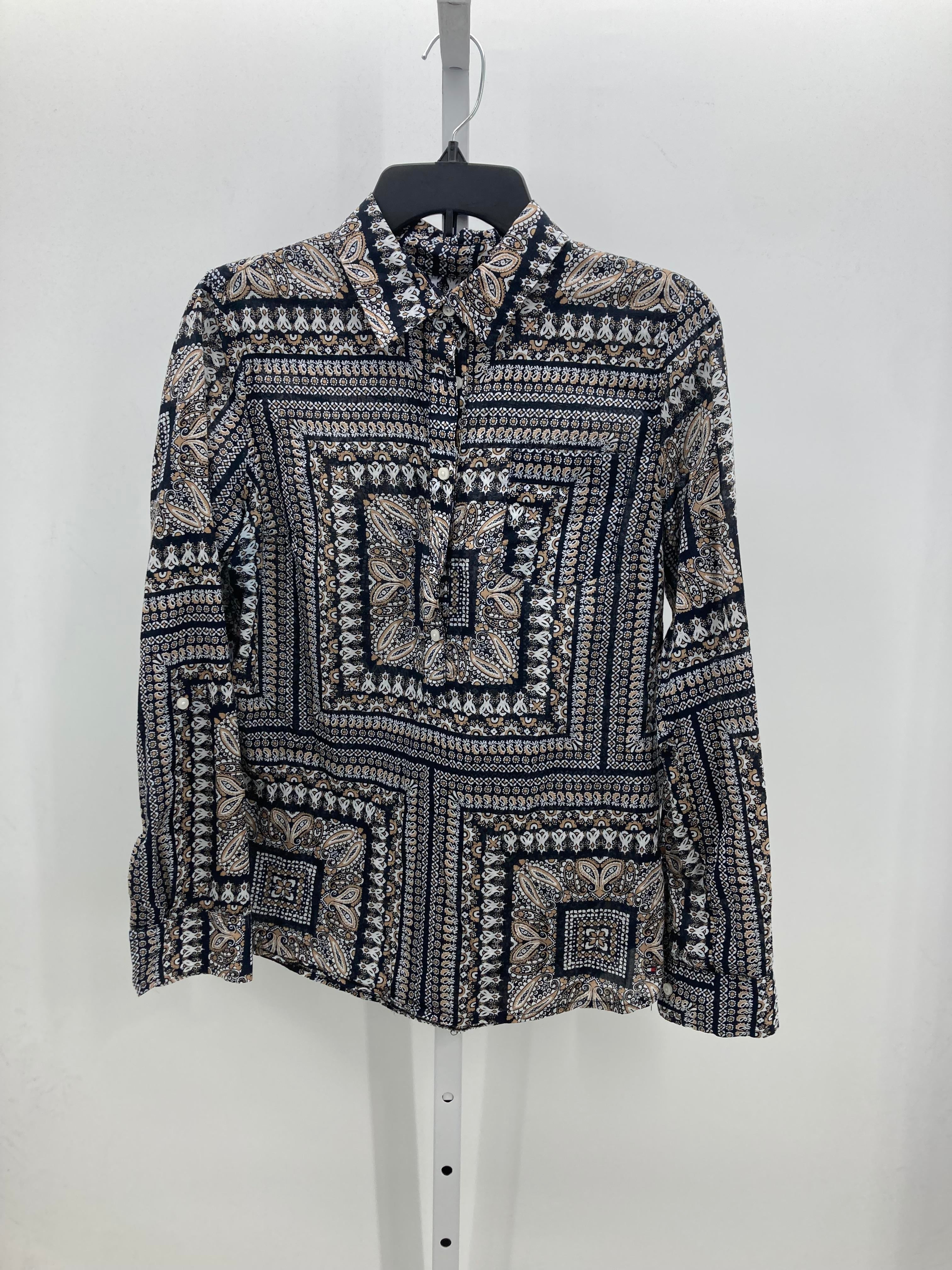 Tommy Hilfiger Size Medium Misses Long Sleeve Shirt