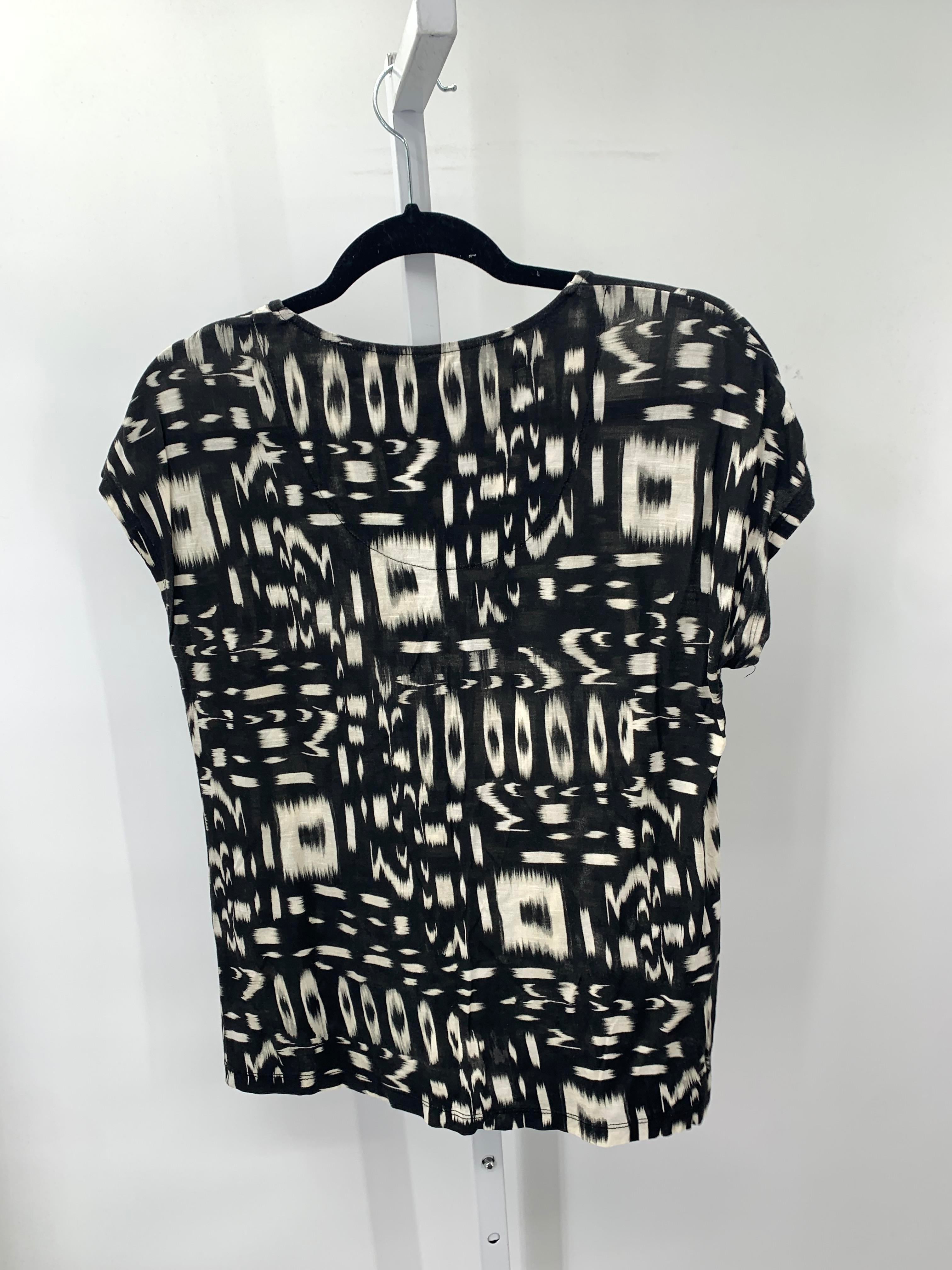 Chico's Size Small Misses Short Sleeve Shirt