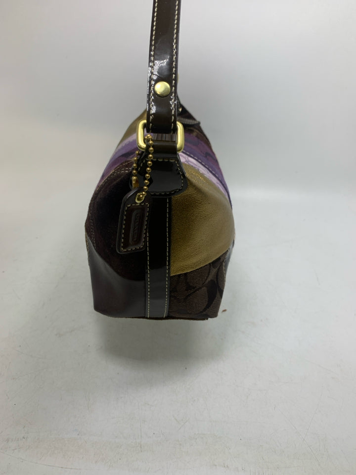 Vintage Y2K Coach Mini Demi Signature Patchwork Handbag