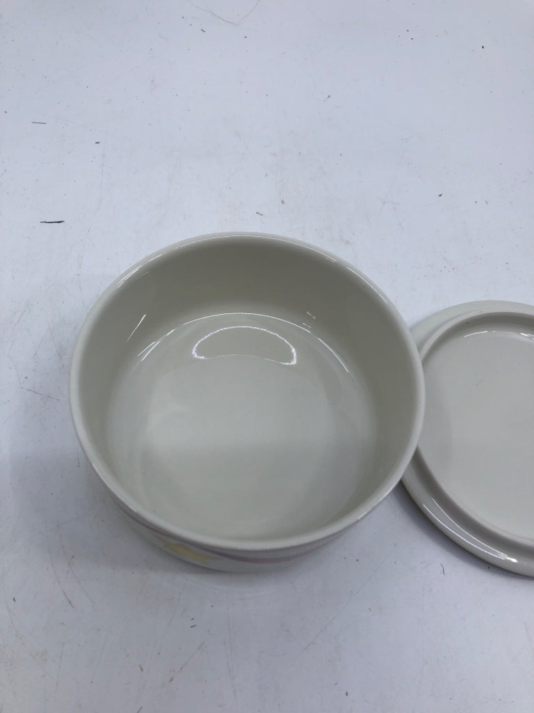 VILLEROY & BOCH HOT AIR BALLOON TRINKET BOX W LID.