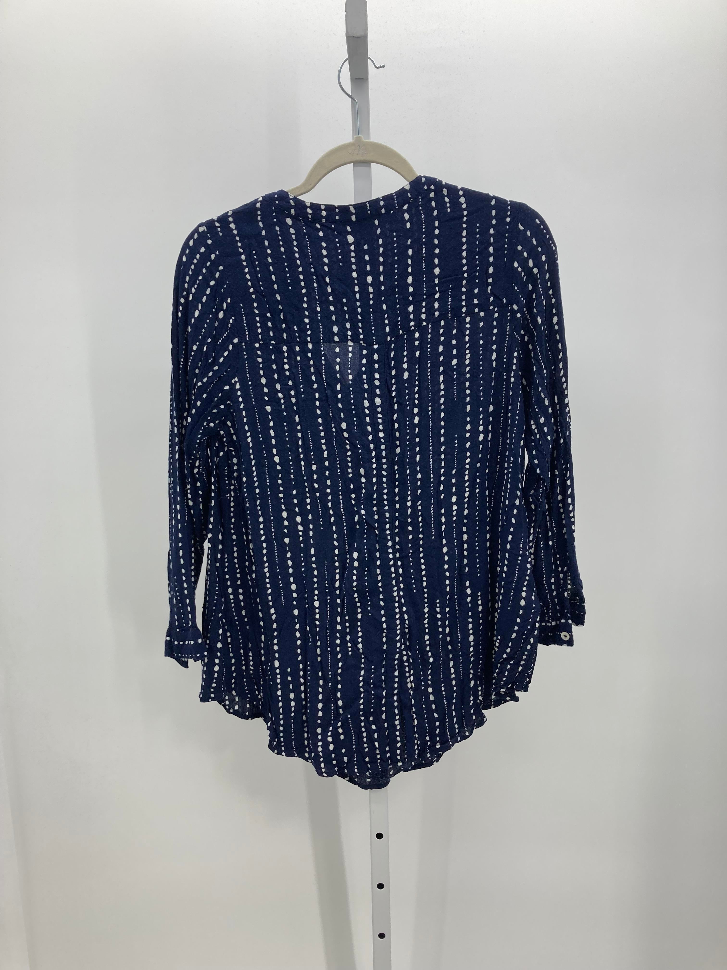 Daniel Rain Size 1X Womens 3/4 Sleeve Shirt