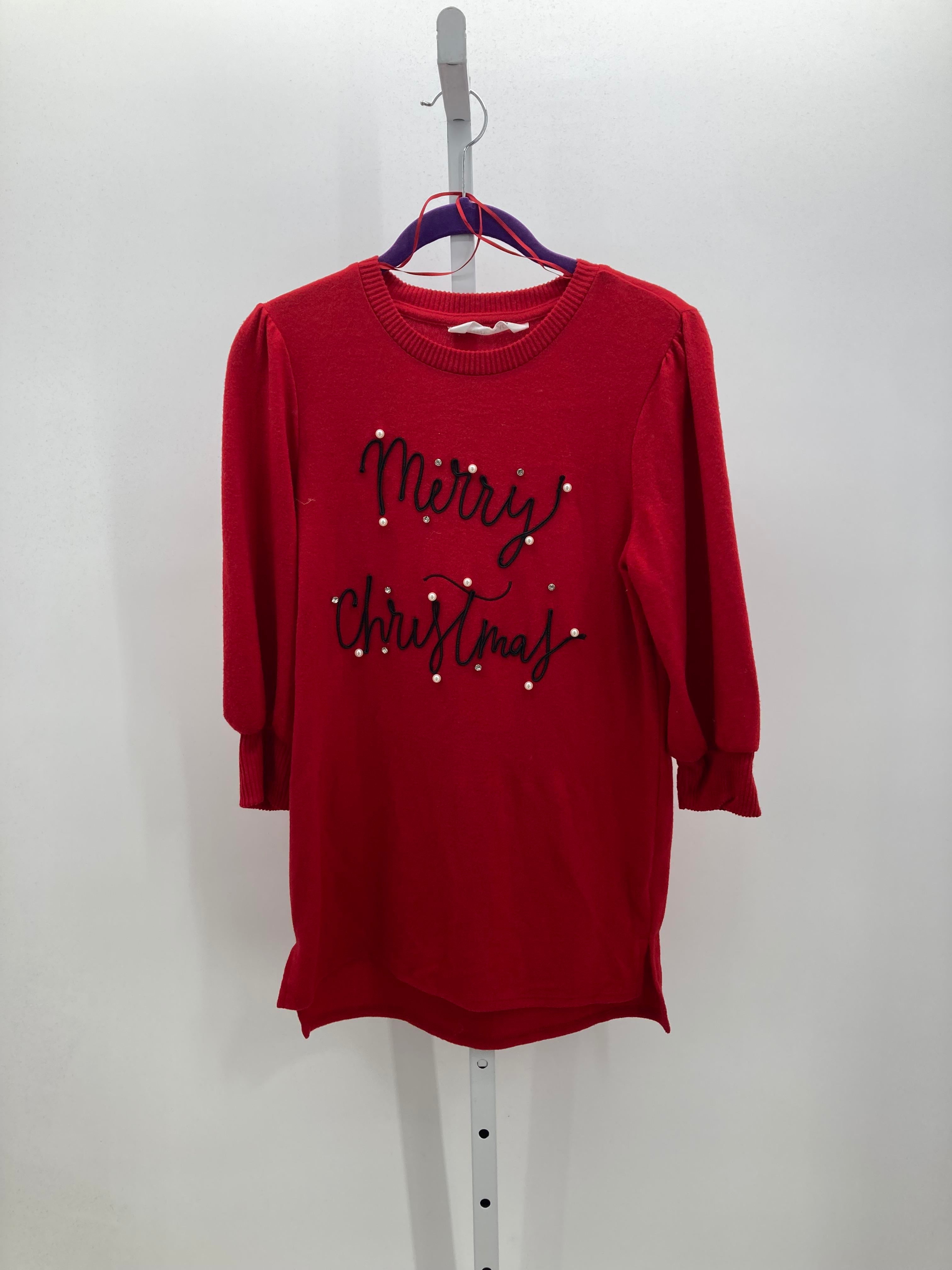 LONG SLV SWEATER MERRY CHRISTMAS.