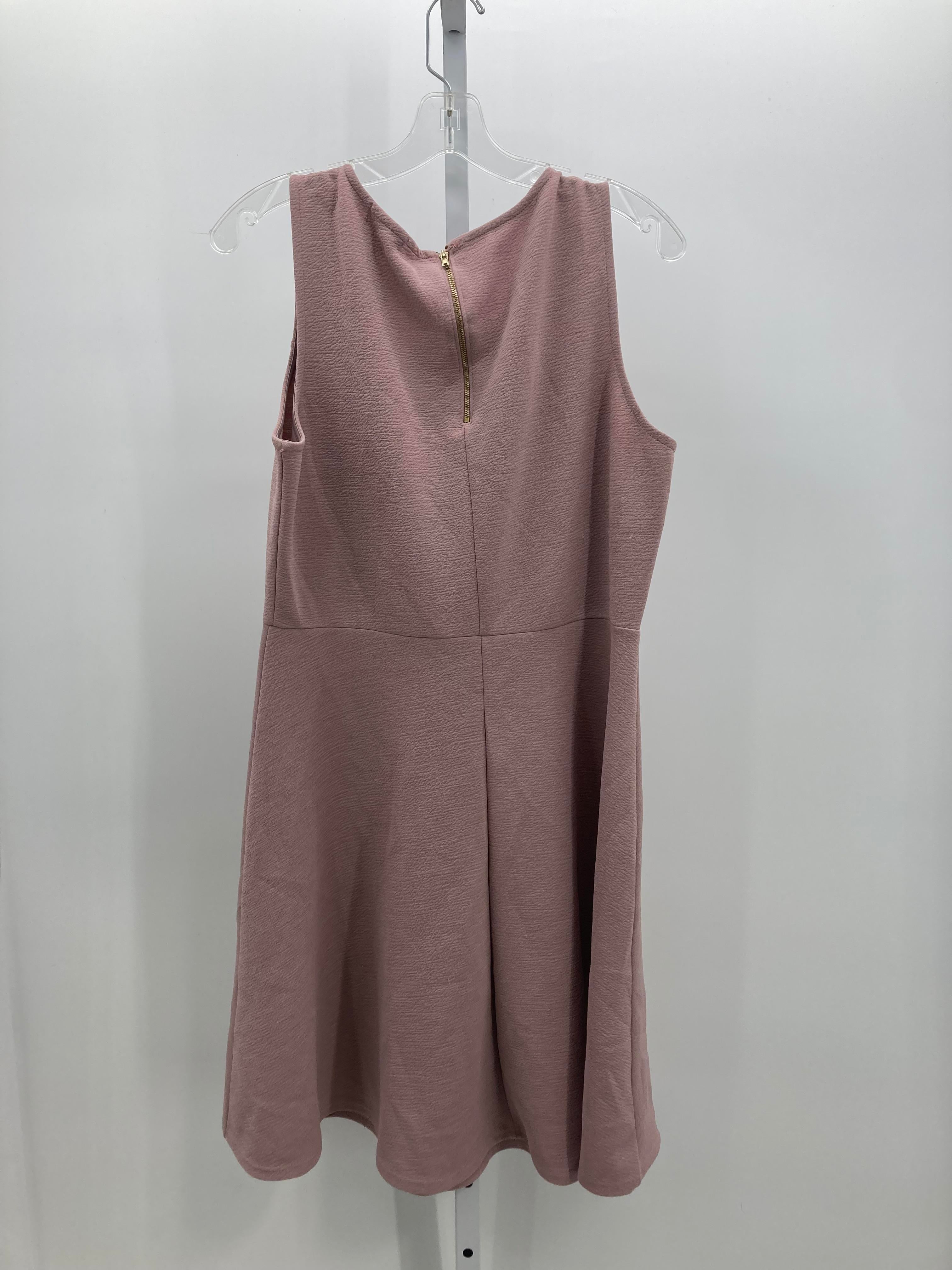 Espresso Size Extra Large Misses Sleeveless Dress