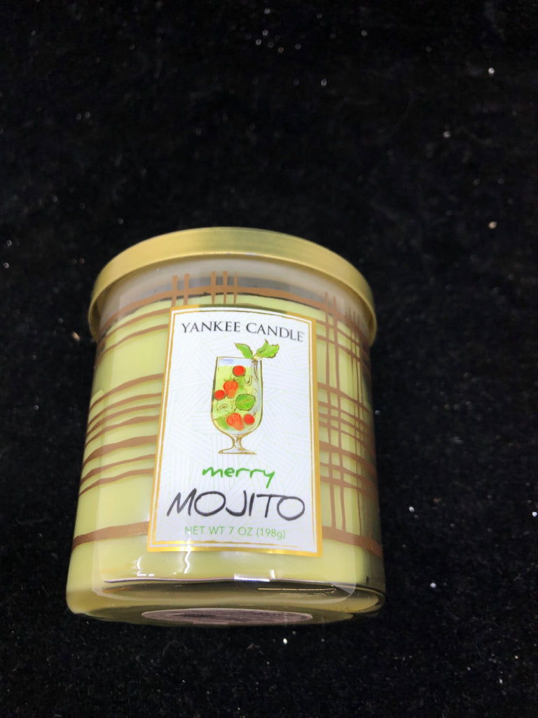 YANKEE MERRY MOJITO CANDLE.