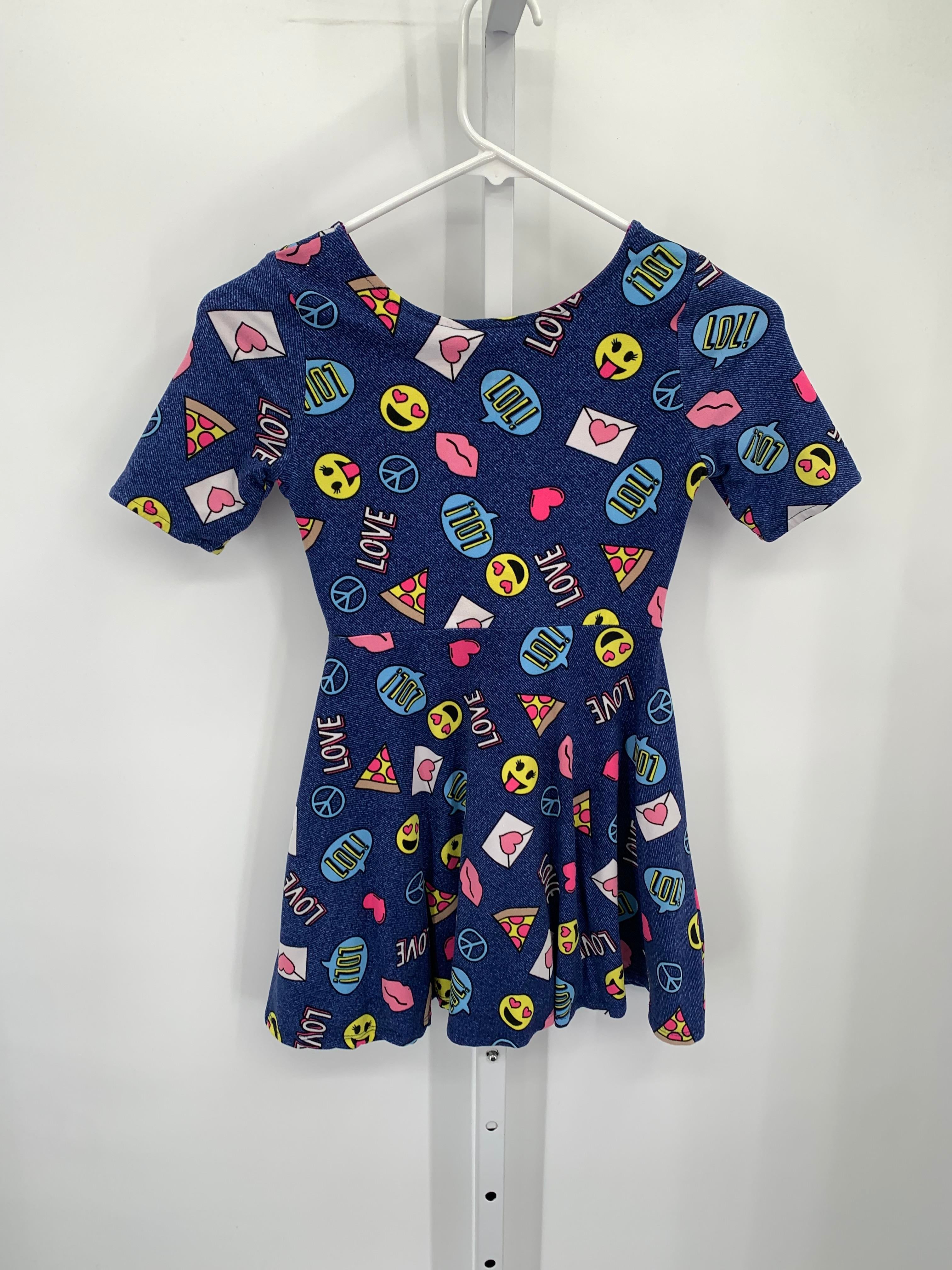 Emily West Size 7 Girls Short Sleeve Dress